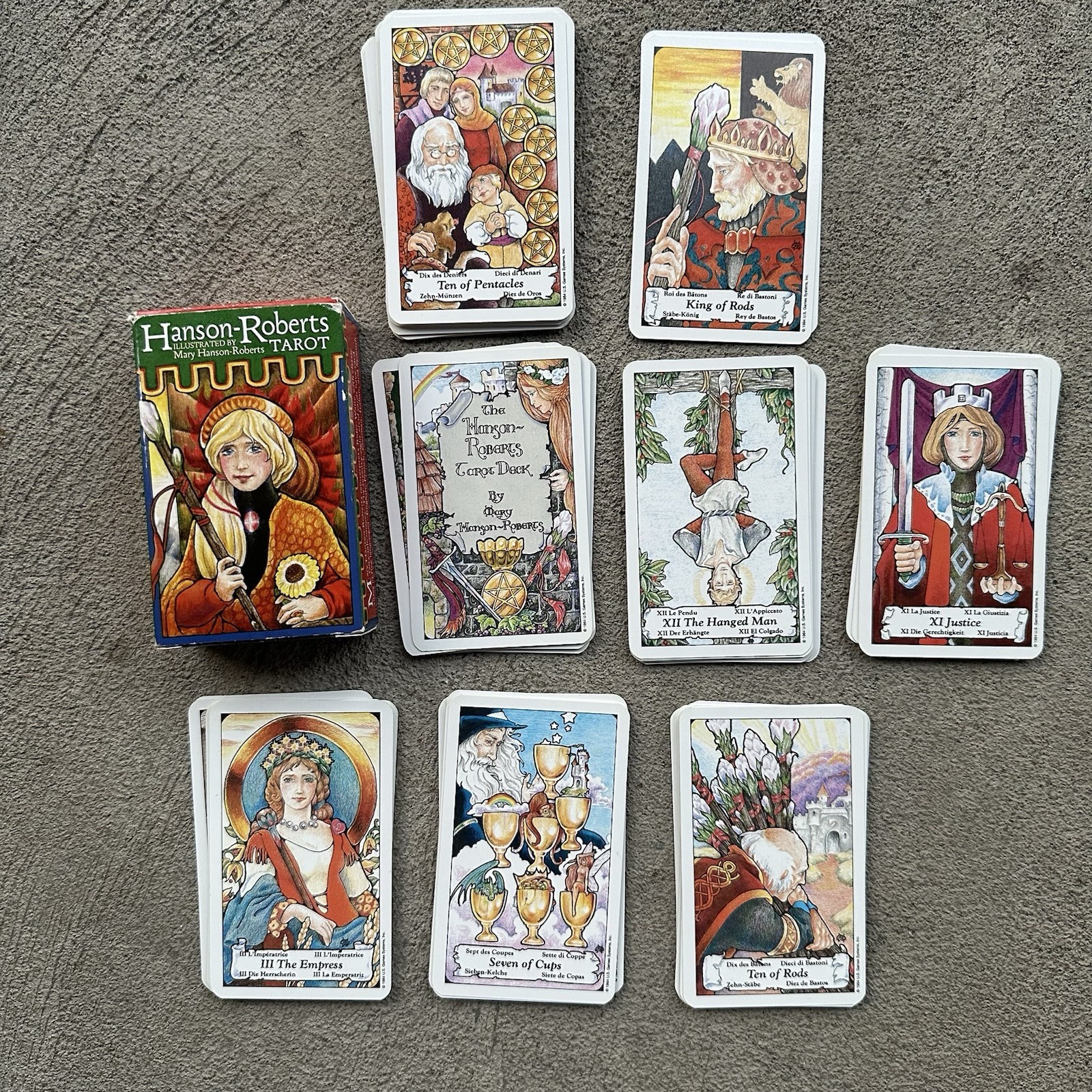 Mary Hanson-Roberts Hanson-Roberts Tarot Deck (Cards)