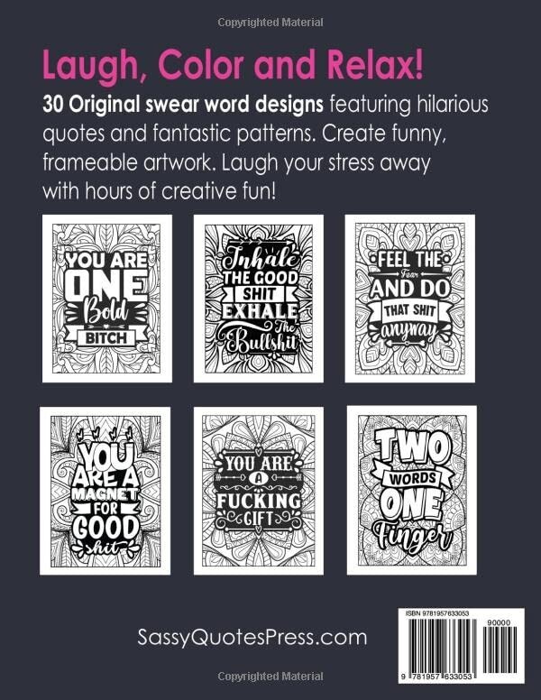 Adult Swear Word Coloring Book You Are Fucking Beautiful: Funny Sweary Affirm…