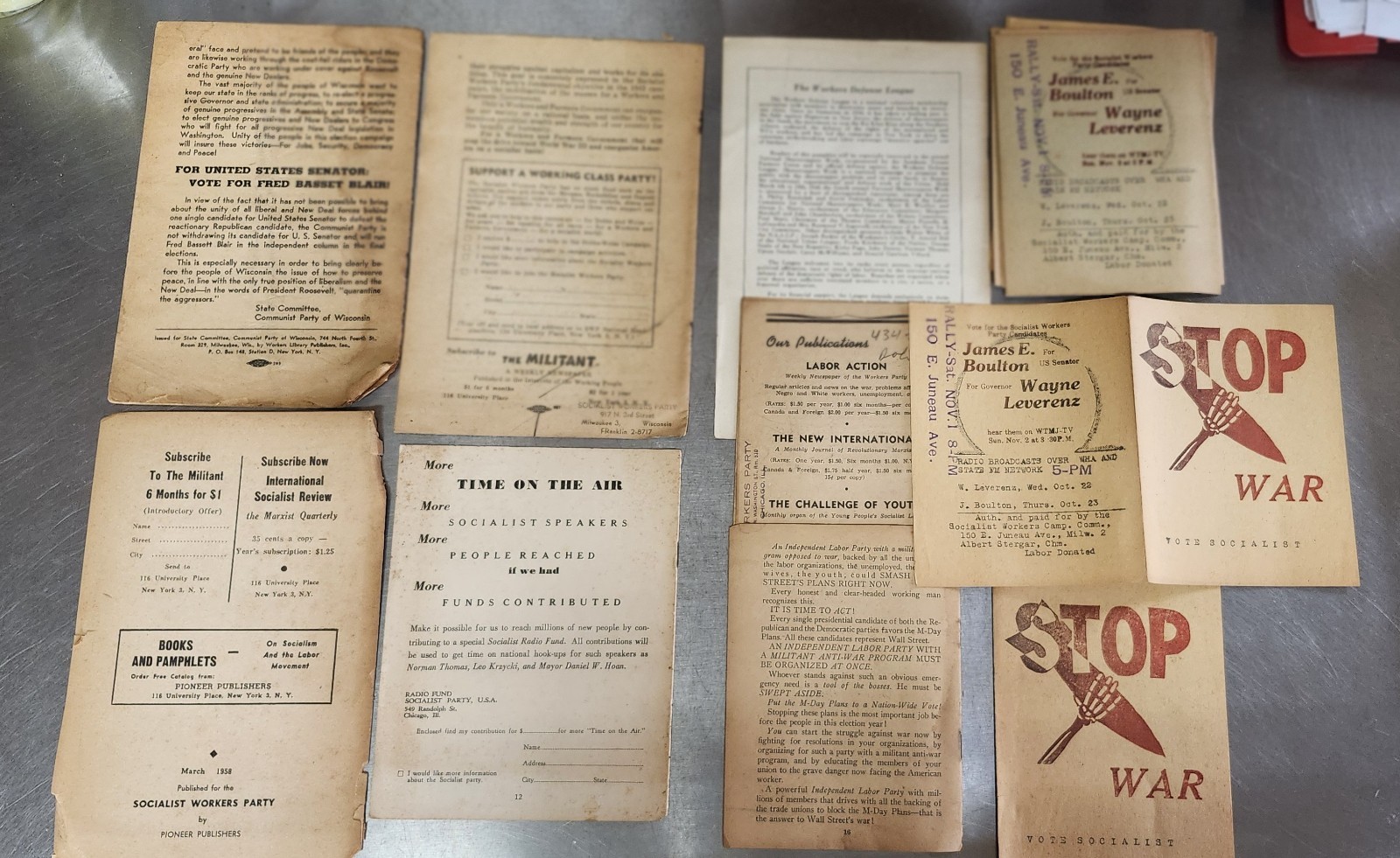 Vtg Radical Pamphlets Lot Black Liberation Socialism Apartheid Cuba Mao Marx