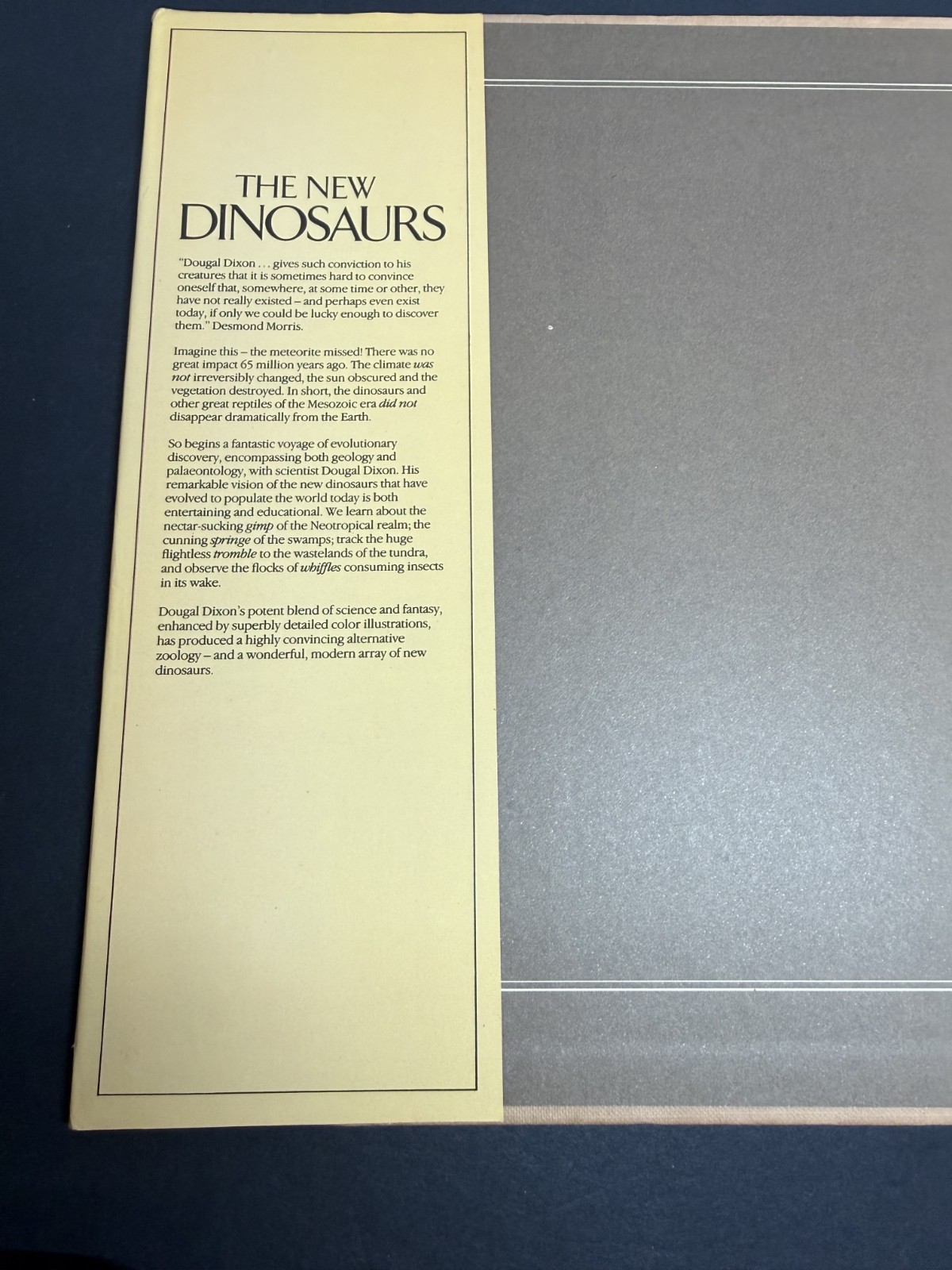 The New Dinosaurs: An Alternative Evolution by Dixon, Dougal