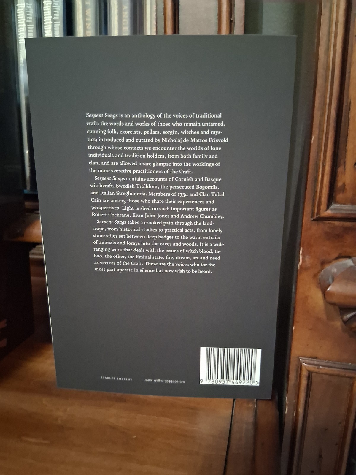 Serpent Songs: An Anthology of Traditional Craft Scarlet Imprint esoteric occult