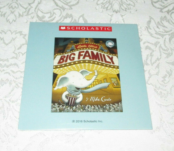 Little Elliot BIG FAMILY Mike Curato with Read Along Audio CD New & Sealed