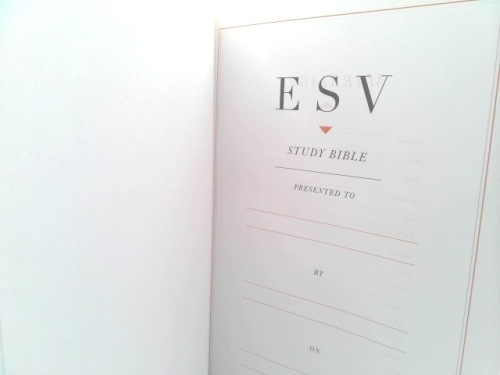 ESV Study Bible: English Standard Version by Not Available (Na) Crossway Bibles