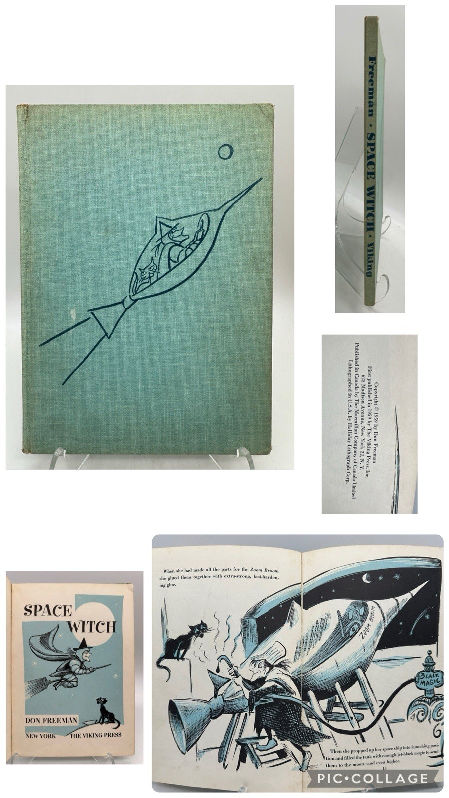 Space Witch Don Freeman 1959 First Edition Viking 1st Printing RARE