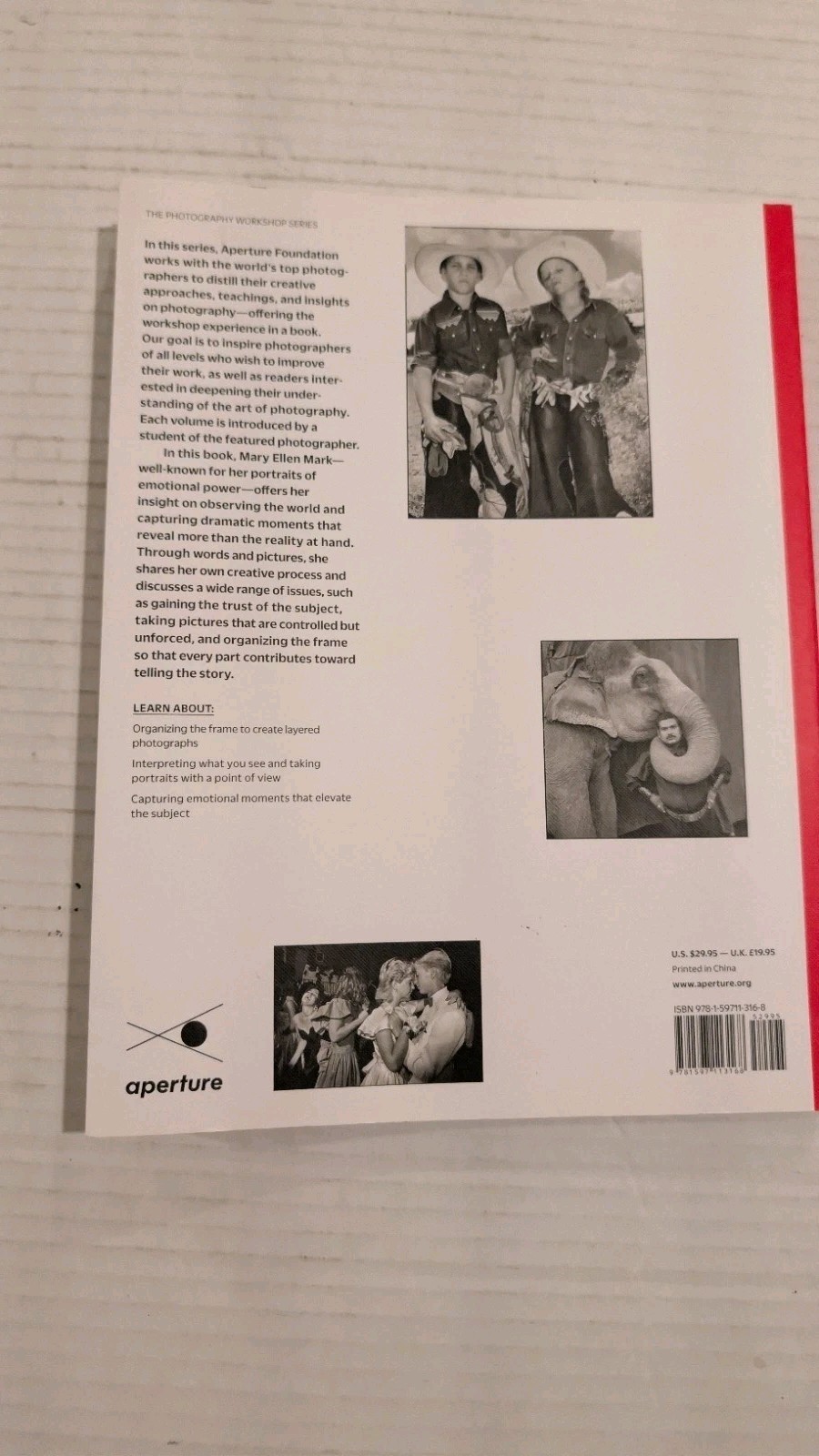 Mary Ellen Mark on the Portrait and the Moment Photography Workshop Series PB