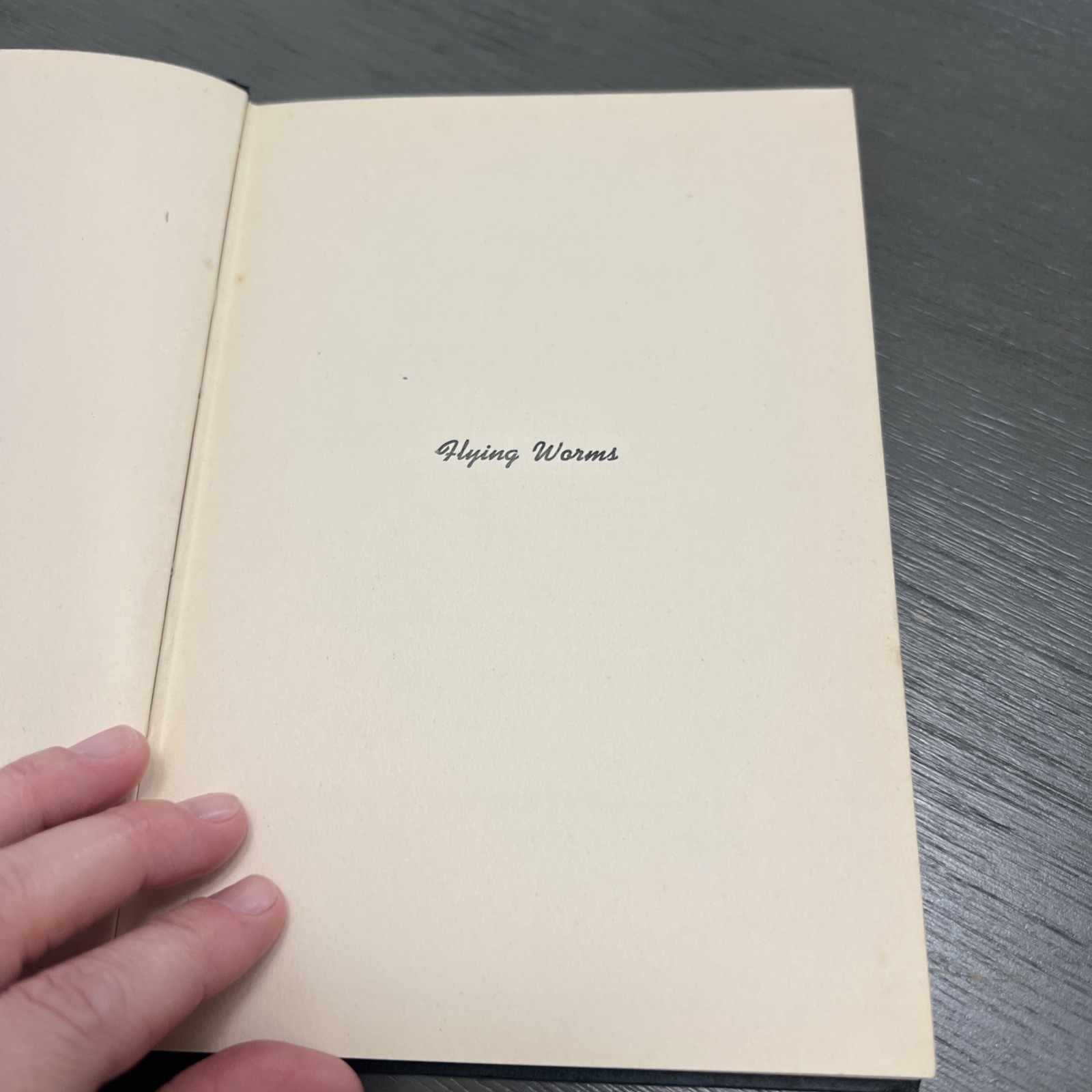 RARE: Vintage Flying Worms by Harry Rimmer Hardcover 1943 First Edition