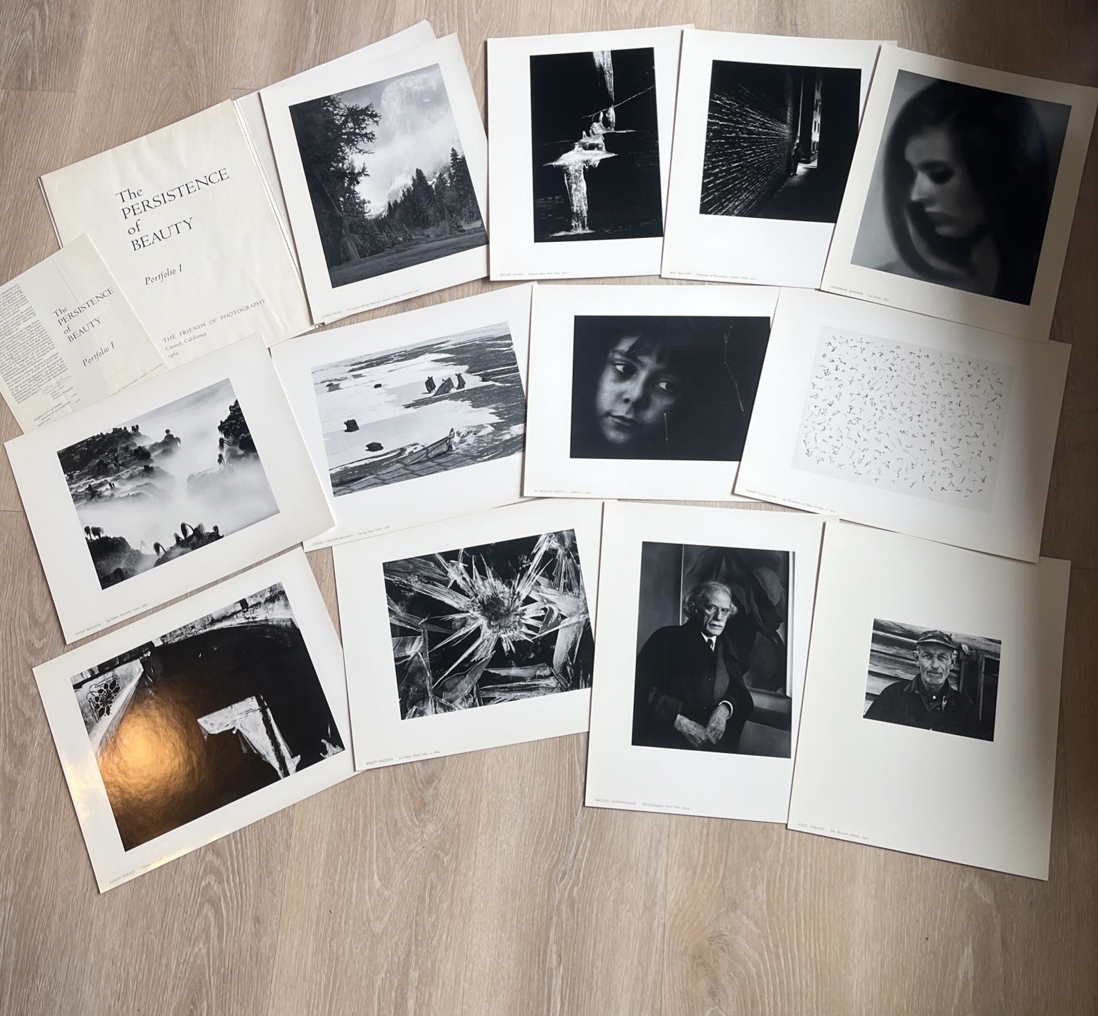 1969 Ansel Adams’ Friends of Photography 1st Portfolio The Persistence of Beauty