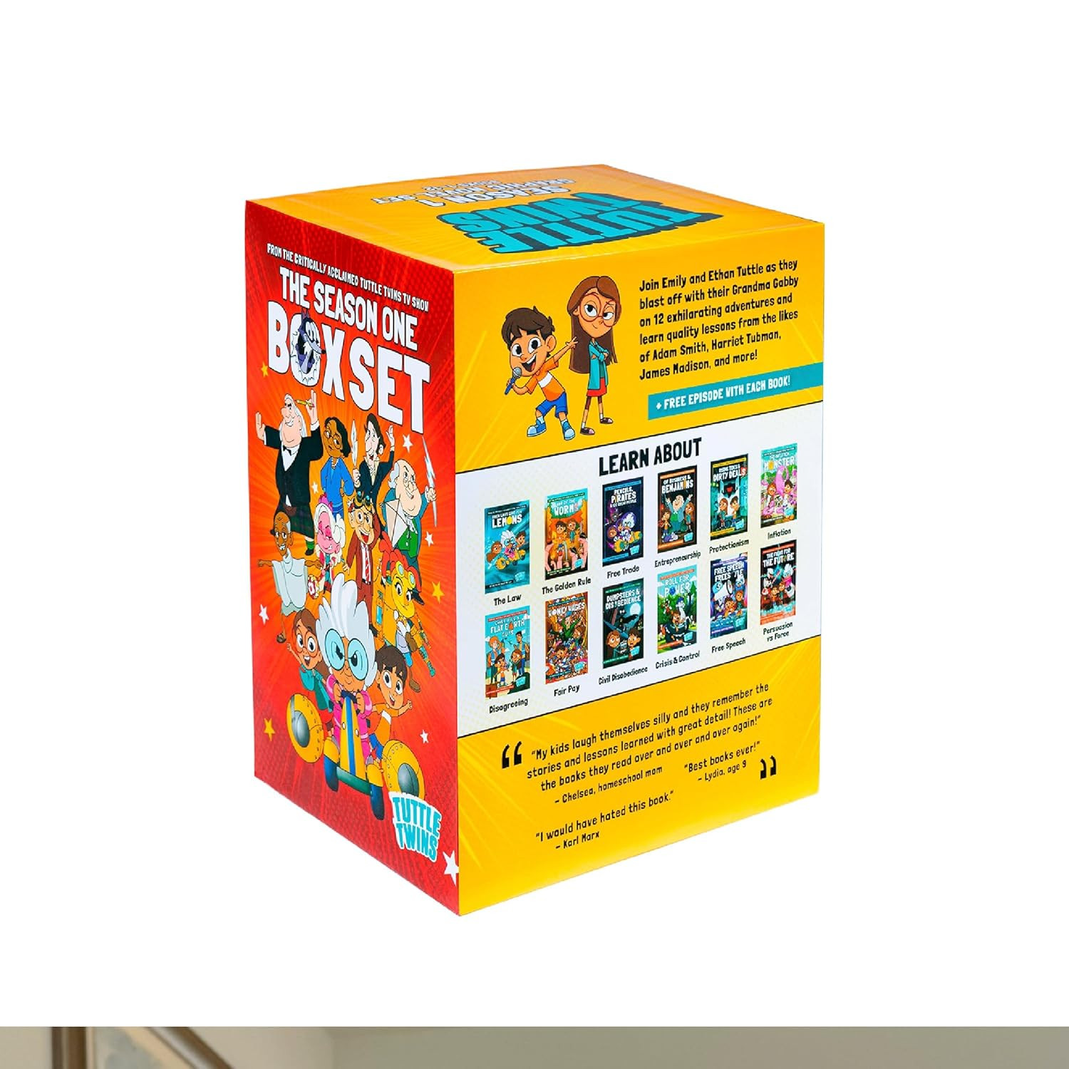 Tuttle Twins Season 1 Hardcover Graphic Novel Box Set