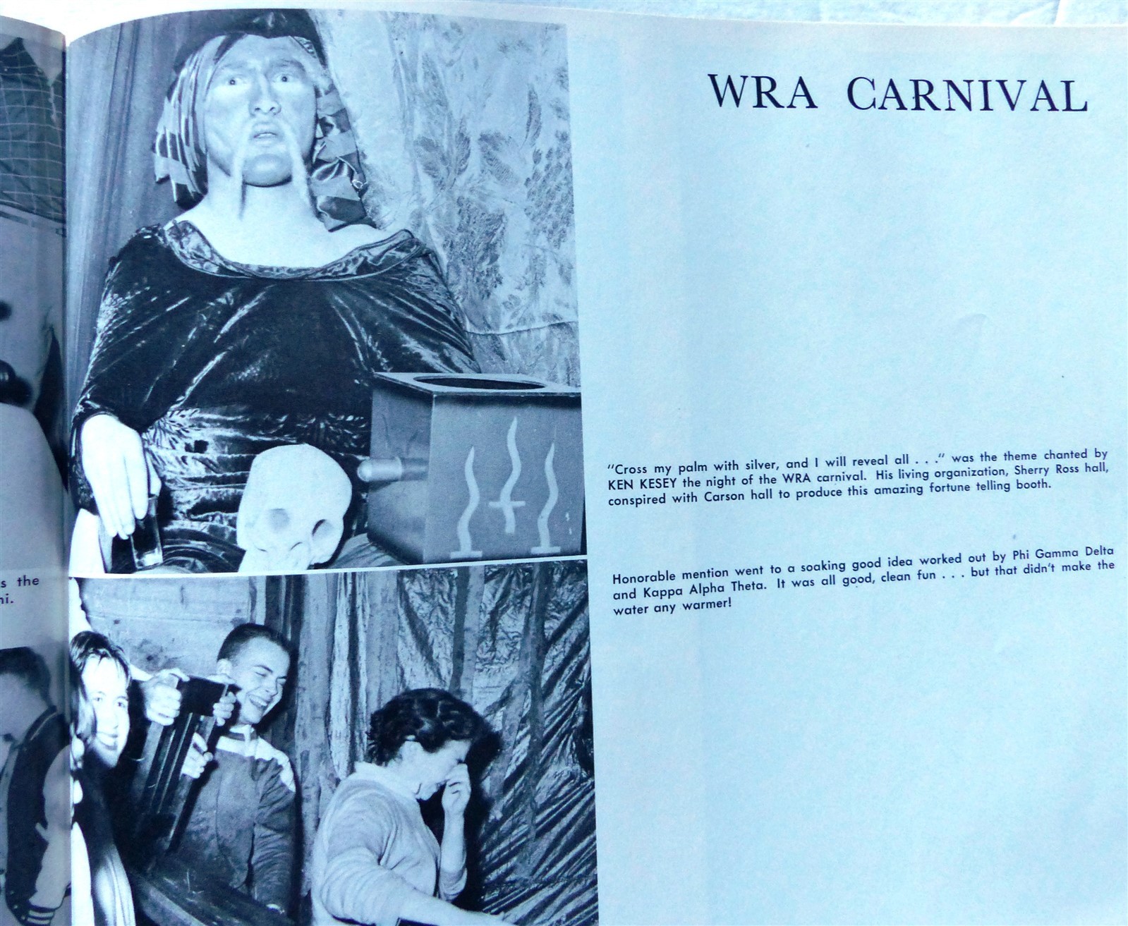 Oregana; 3 vol. 1954, 1955, & 1956. Photos of Ken Kesey in each (12 total)