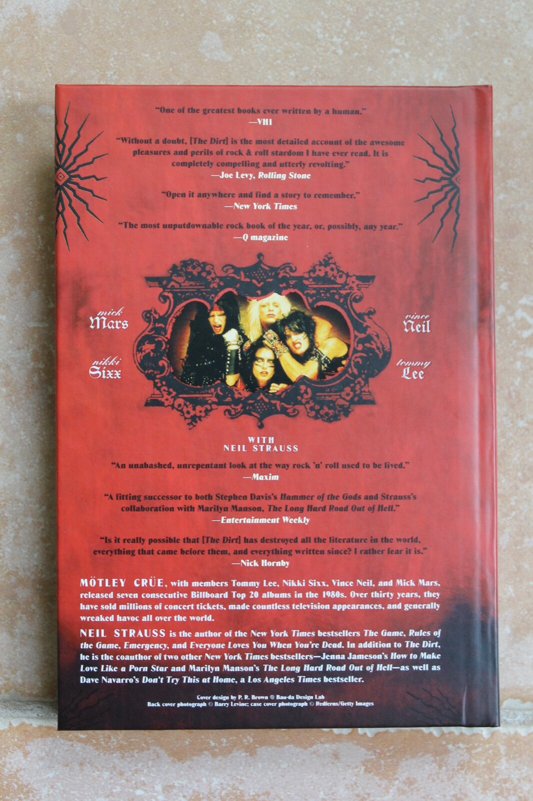 Nikki Sixx Signed Autographed Motley Crue The Dirt Book Anniversary Edition 1981