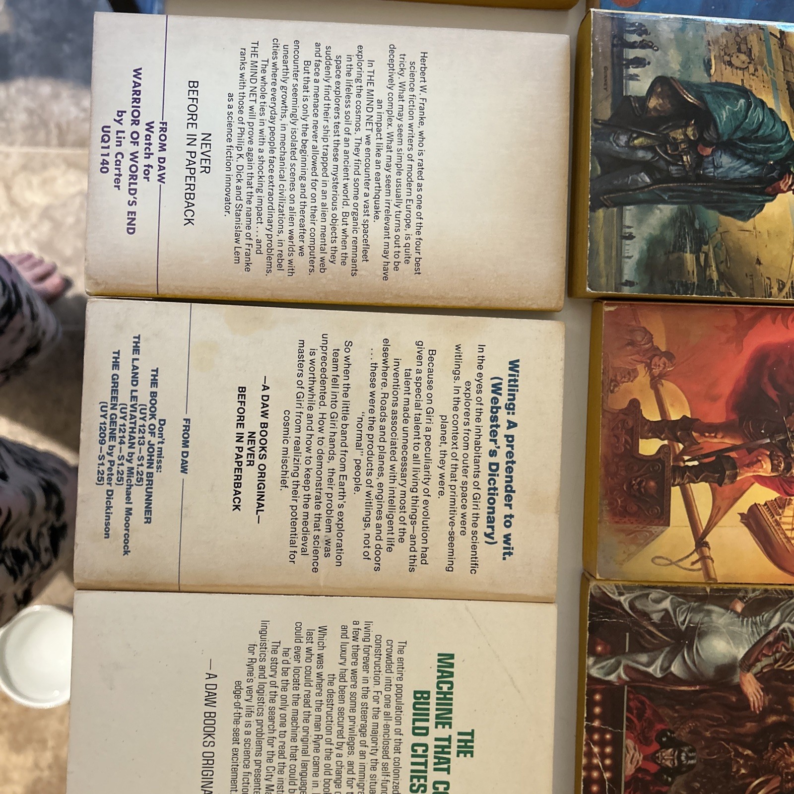 Daw Vintage Si Fy Paperback Lot Of 15