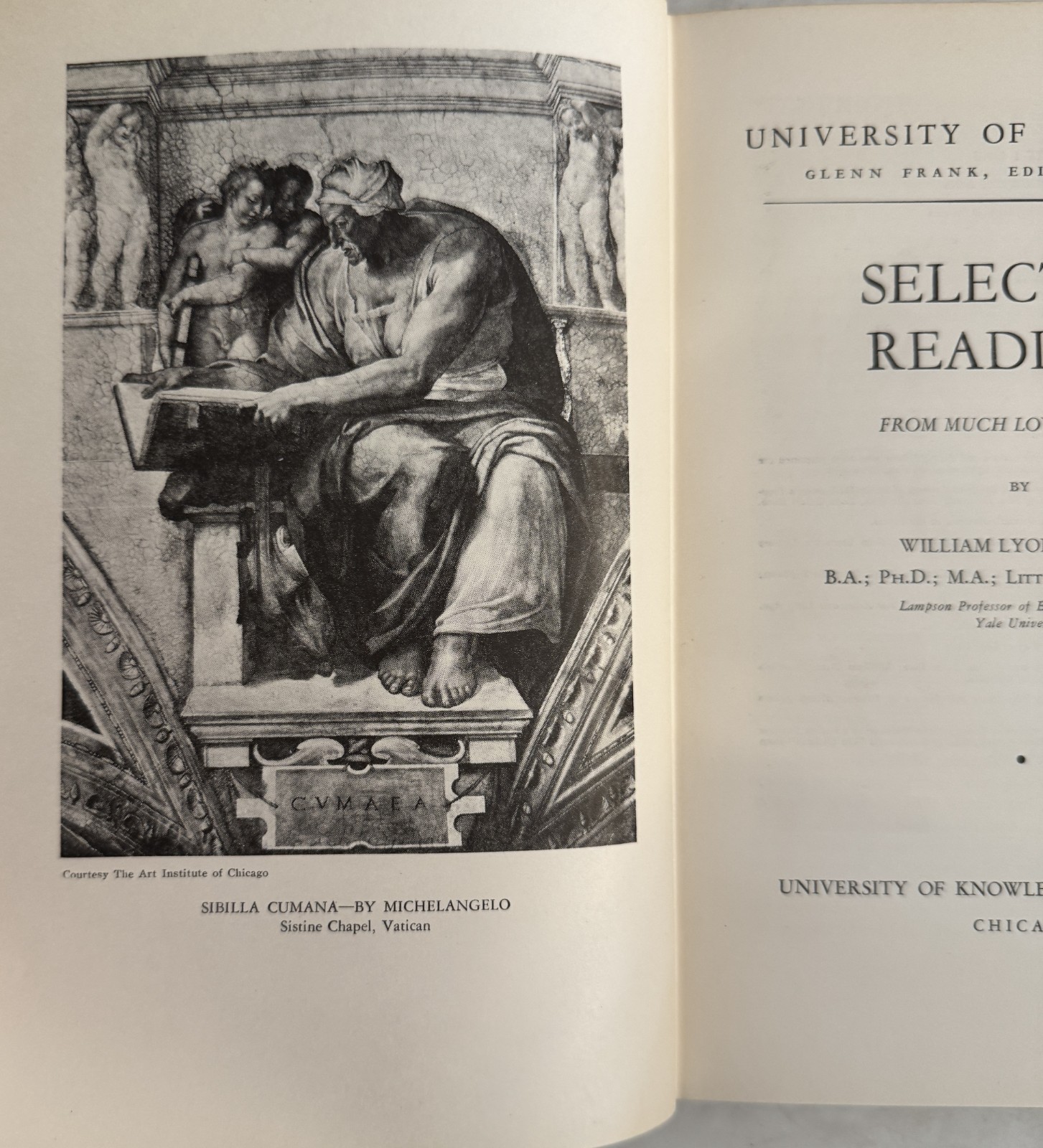 Selected Readings from Much Loved Books by William Lyon Phelps