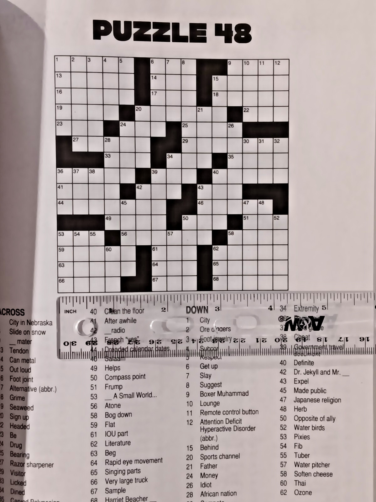 Lot of 6 Crossword Puzzle Books Kappa Dreamtivity Bendon Parragon Small-LG Print