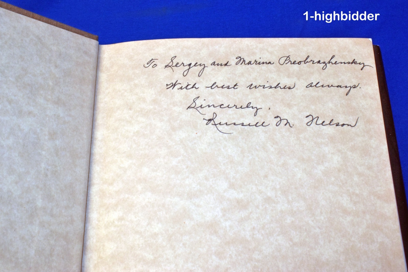 SIGNED! RUSSELL M. NELSON The Power Within Us 1st Ed 1988 HCDJ LDS Mormon