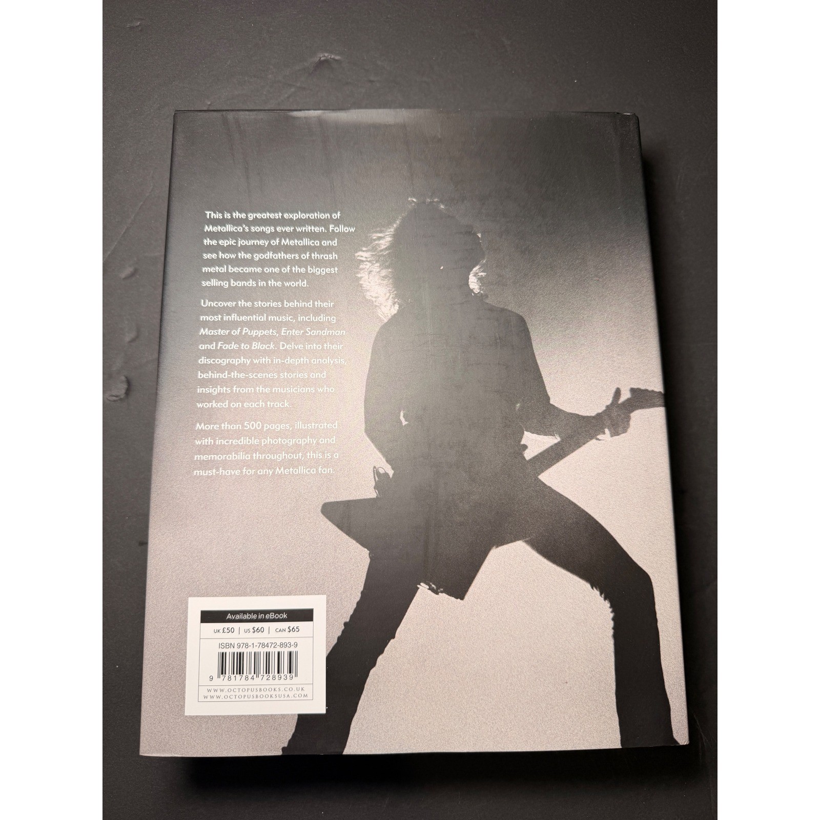 Metallica The Story Behind Every Track Hardcover Benoit Clerc Book All the Songs