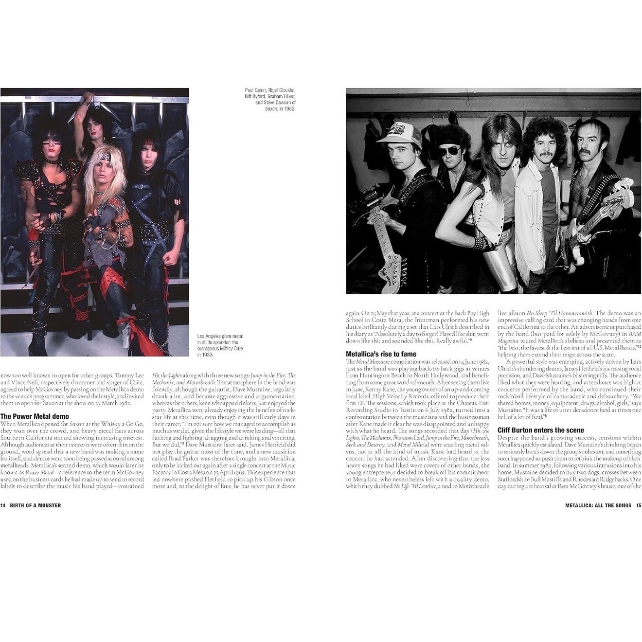 Metallica The Story Behind Every Track Hardcover Benoit Clerc Book All the Songs