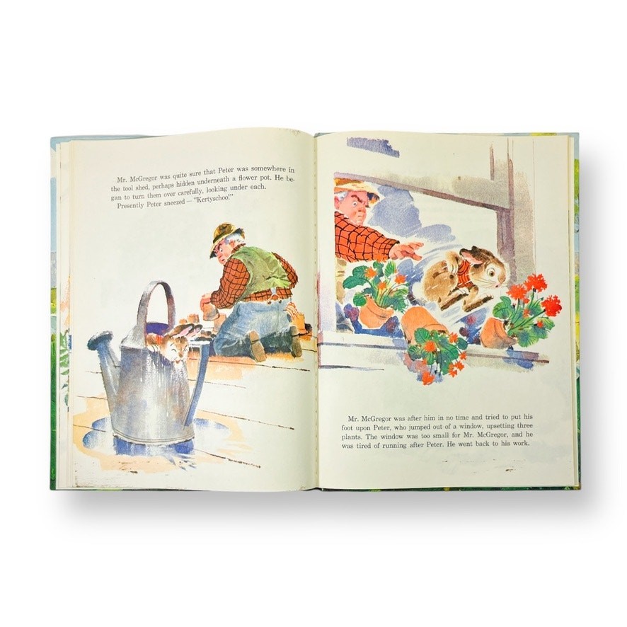 The Tales of Peter Rabbit Big Golden Book Beatrix Potter Children’s Picture Book