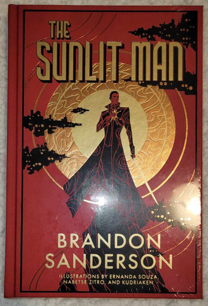 Brandon Sanderson: THE SUNLIT MAN Secret Project 4 FIRST EDITION COSMERE