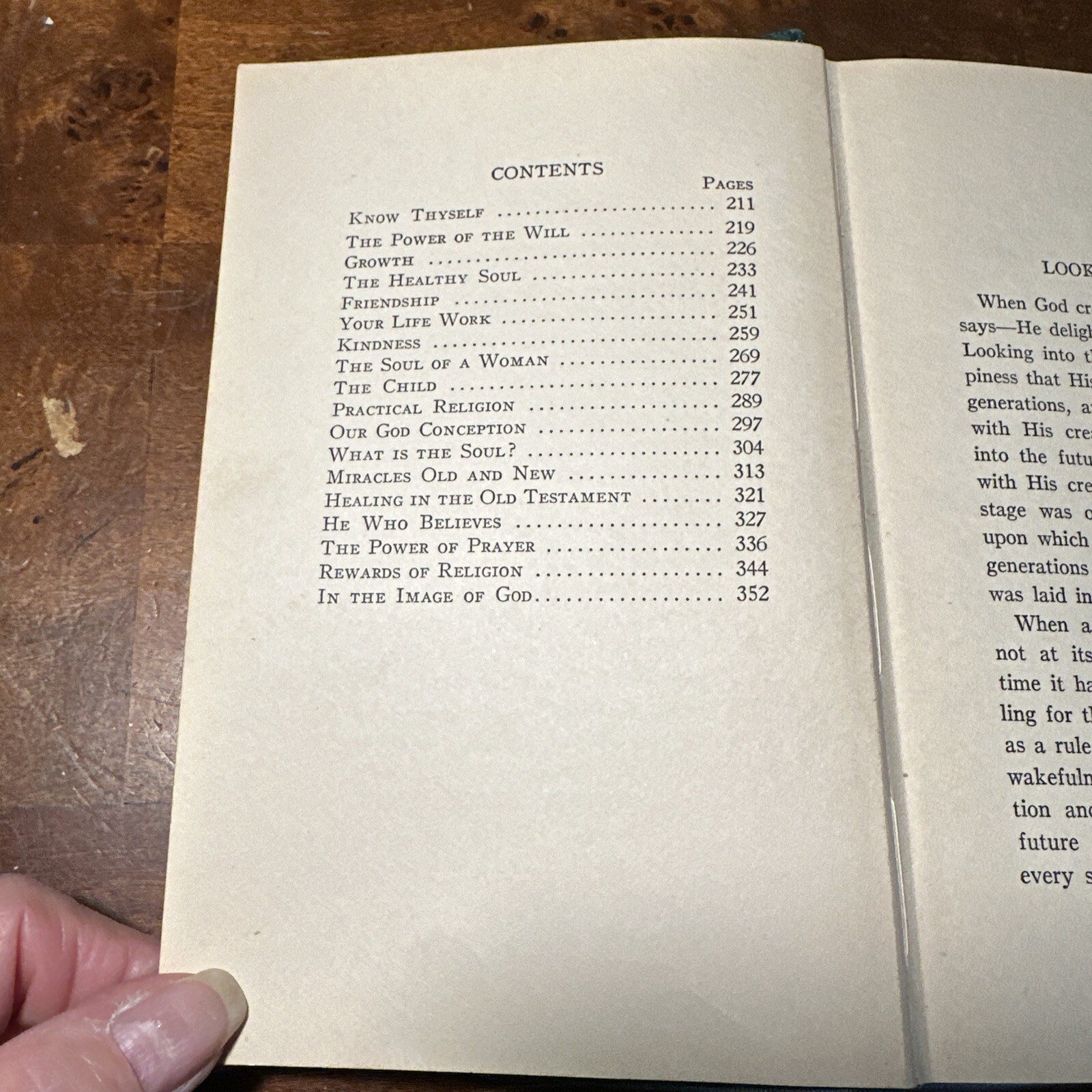 Peace of Mind Jewish Science Essays, Rabbi Morris Lichtensteein 1927 1st Ed.