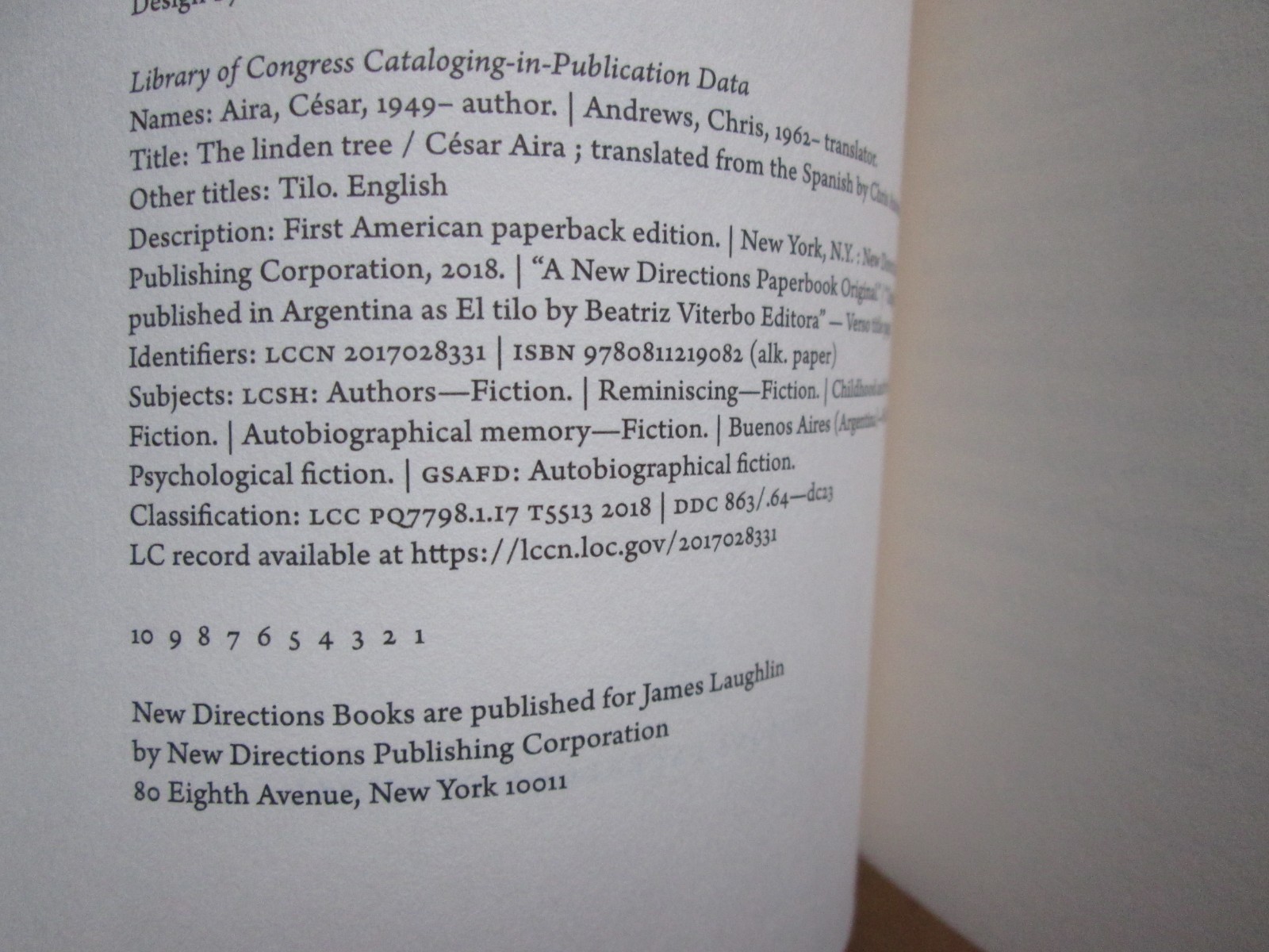 16 Cesar Aira paperback 1st printings US editions