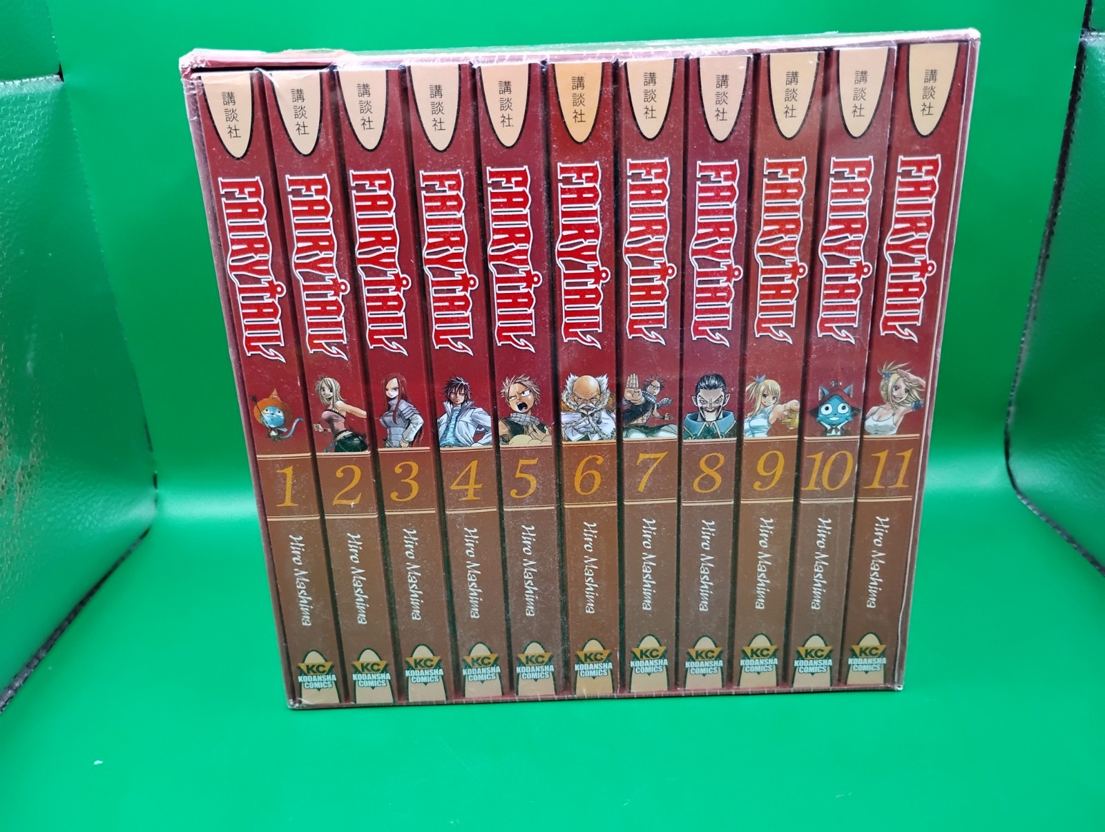 FAIRY TAIL Manga Box Set 1 Paperback VOL 1-11 ENGLISH MOVIE Paperback W/Stickers