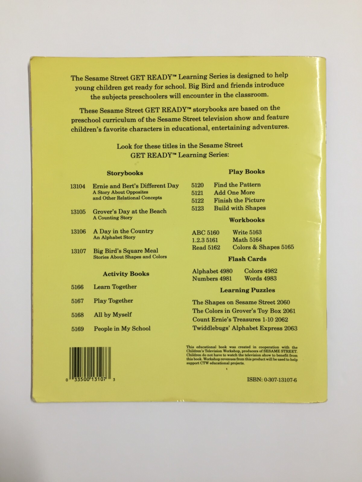 CTW Sesame Street Get Ready Big Bird’s Square Meal Stories About Shapes & Colors