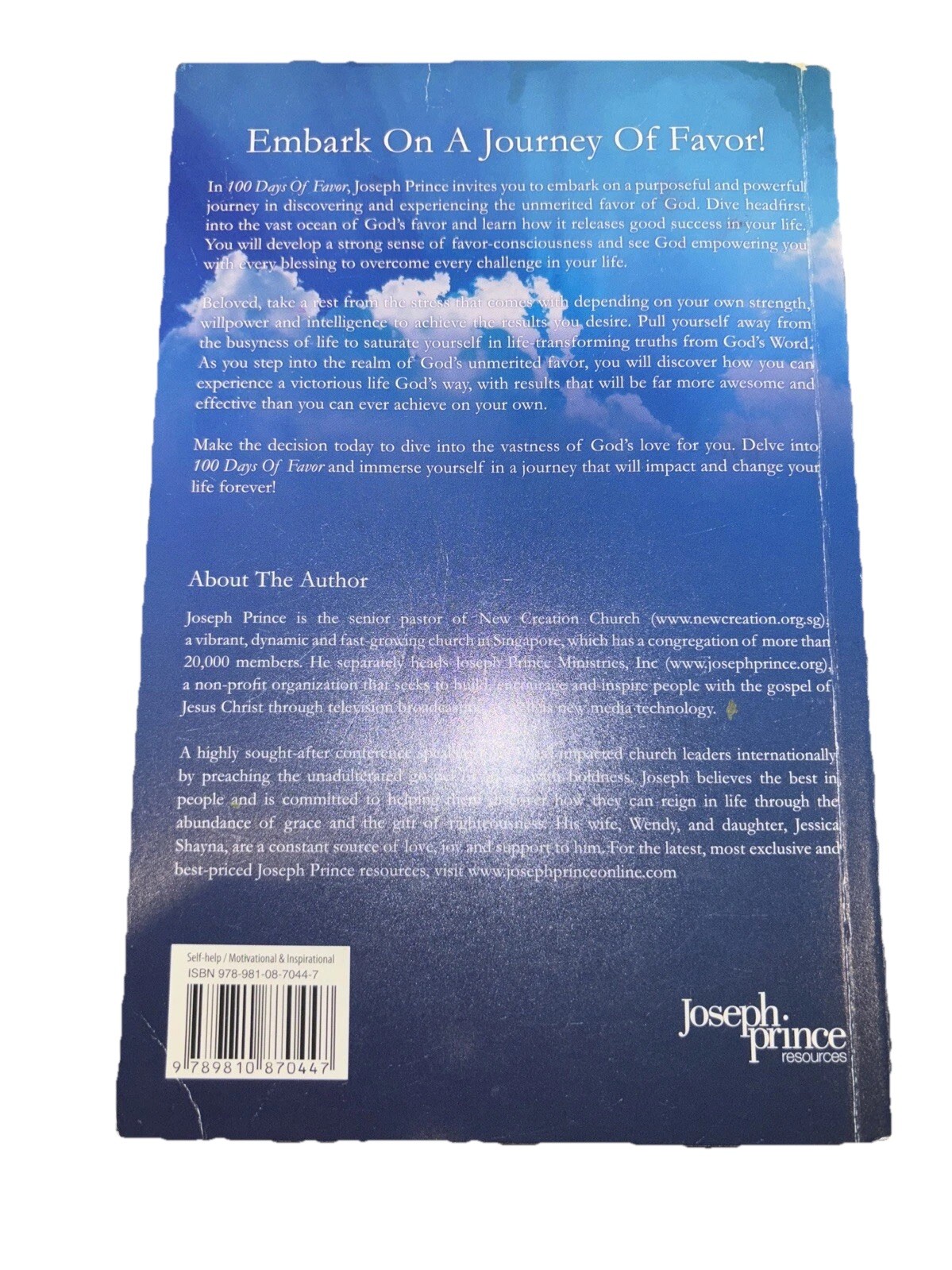 100 Days Of Favor – Joseph Prince