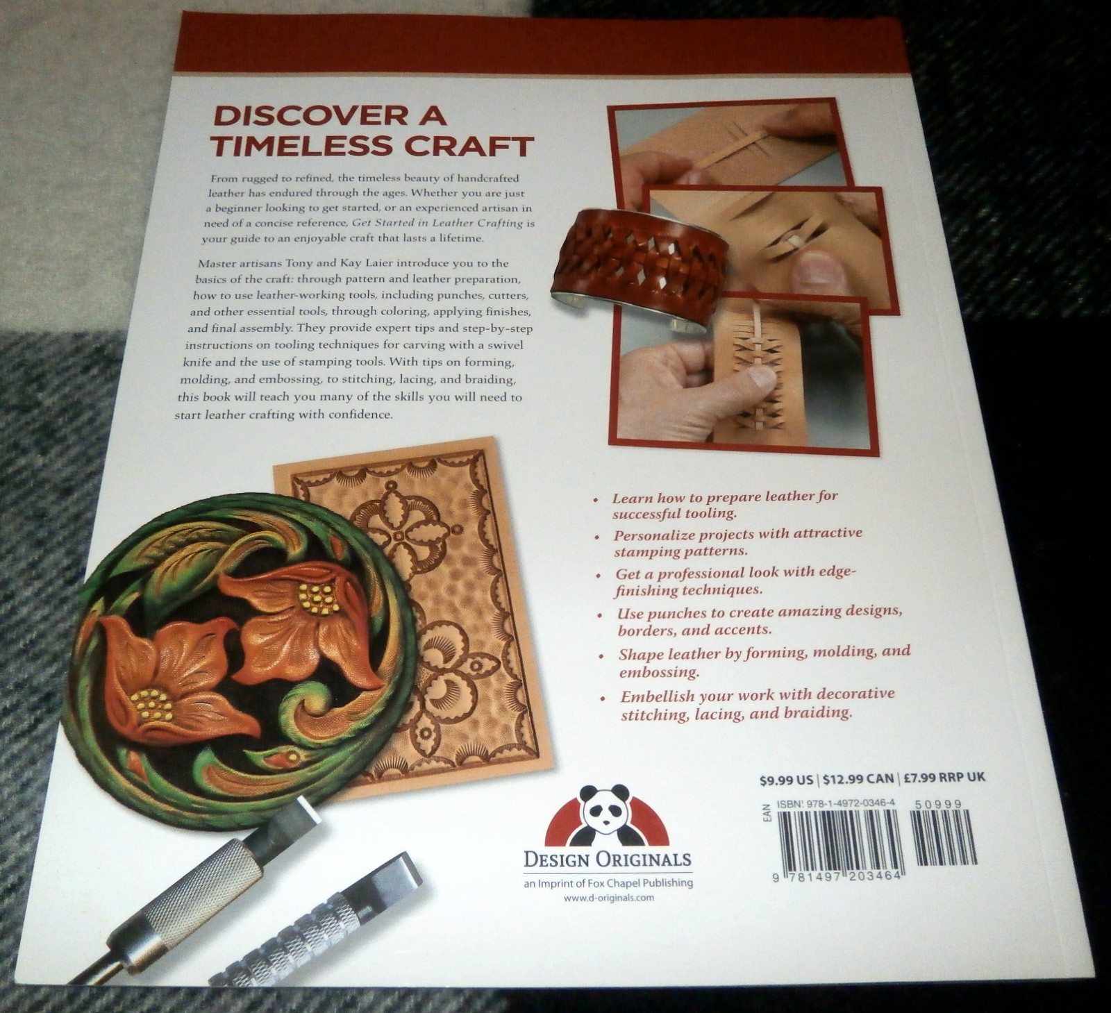 Get Started in Leather Crafting | Tony & Kay Laier | GREAT Cond | Fast Shipping!