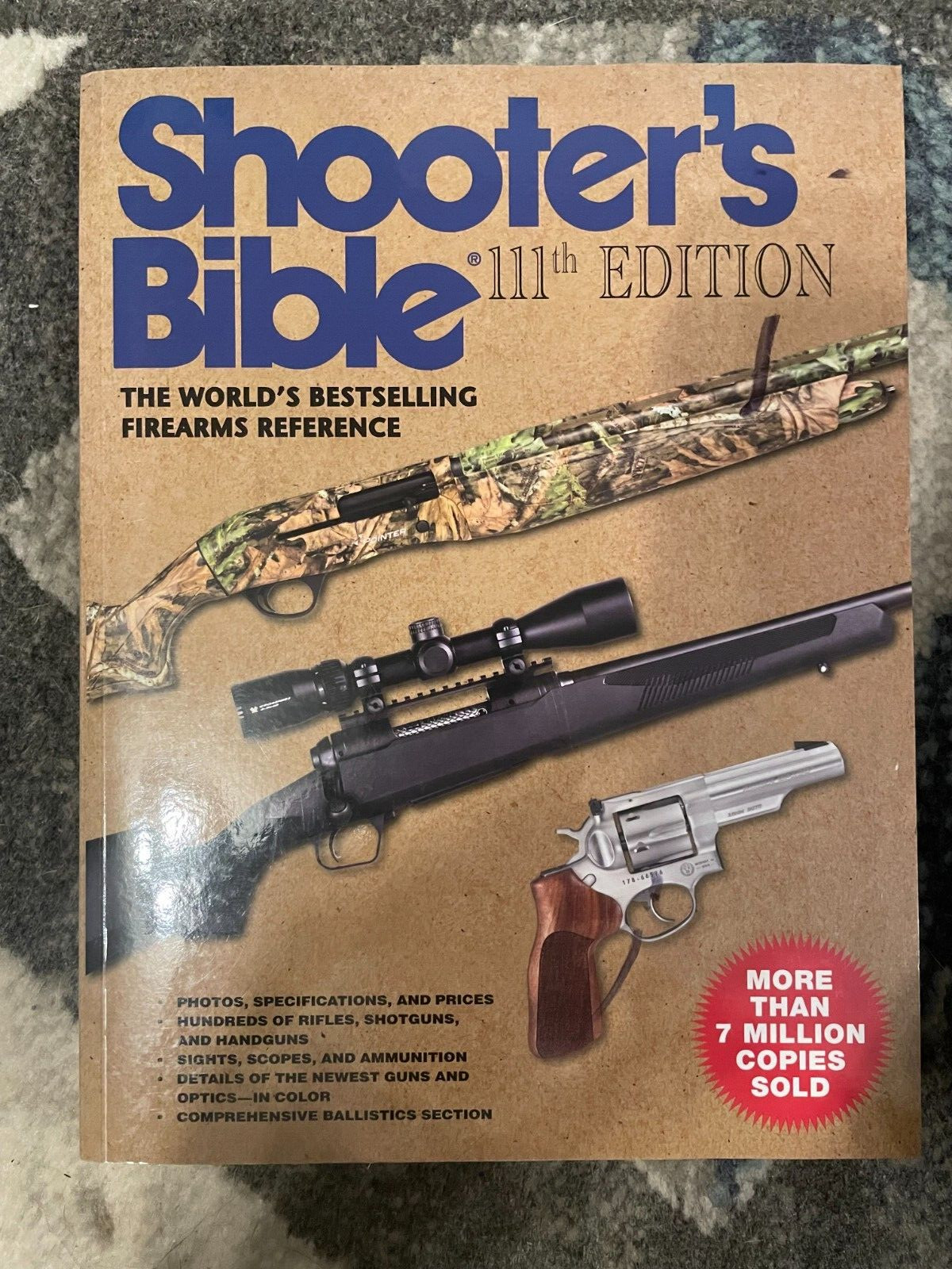Shooter’s Bible 111th Edition Gun Price Guide Firearms Reference 2019 New Unread