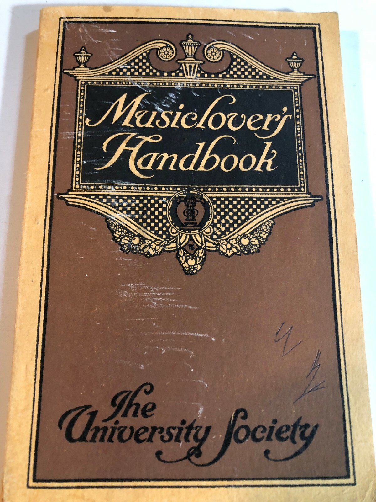 1911 edition-Music Lover’s Handbook- dictionary of terms- 194 pages