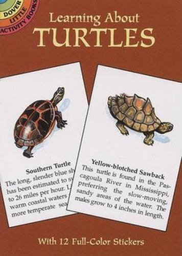 Learning About Turtles; Dover Little A- 9780486418537, paperback, Jan Sovak, new
