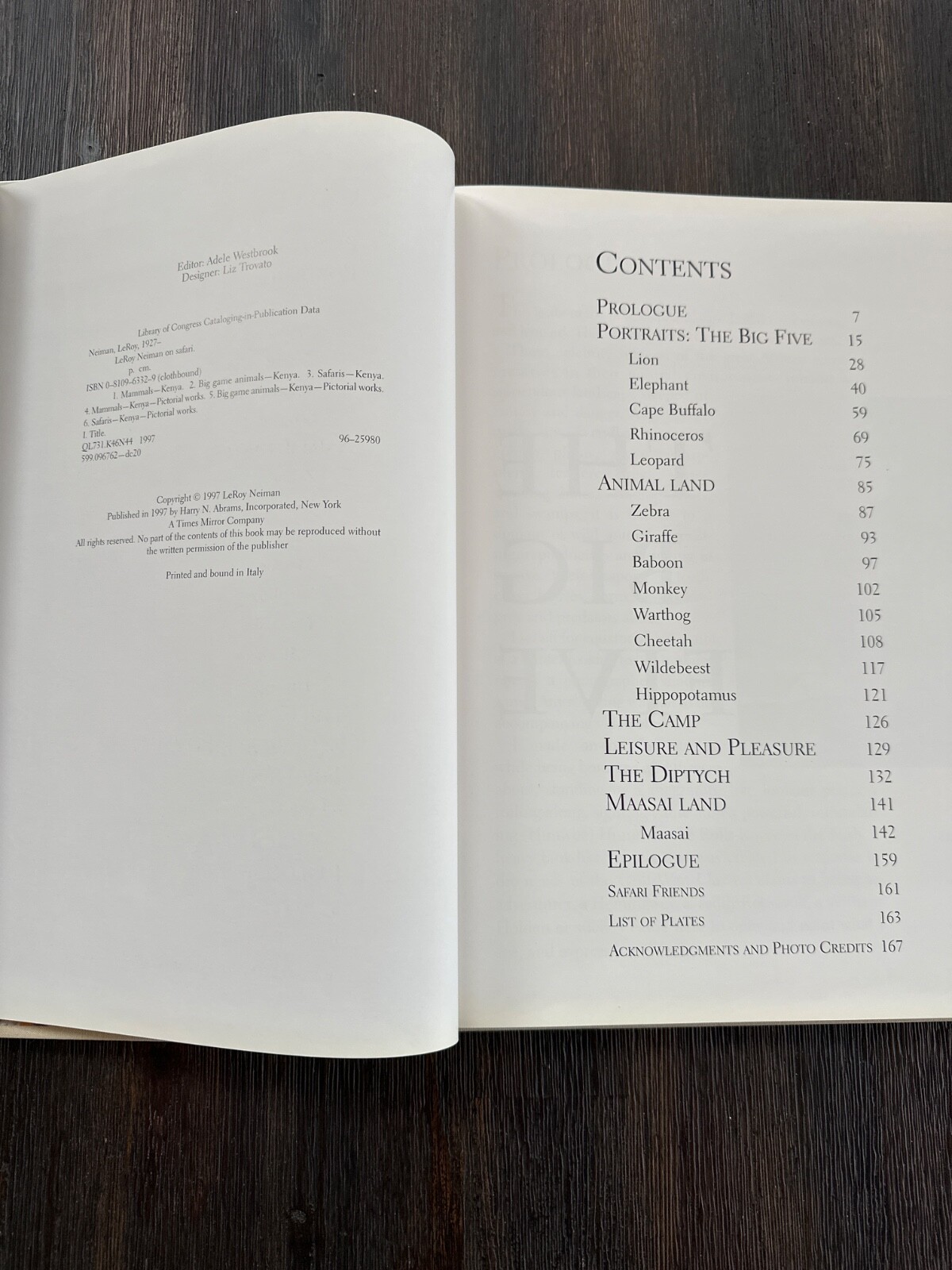 Leroy Neiman On Safari Book