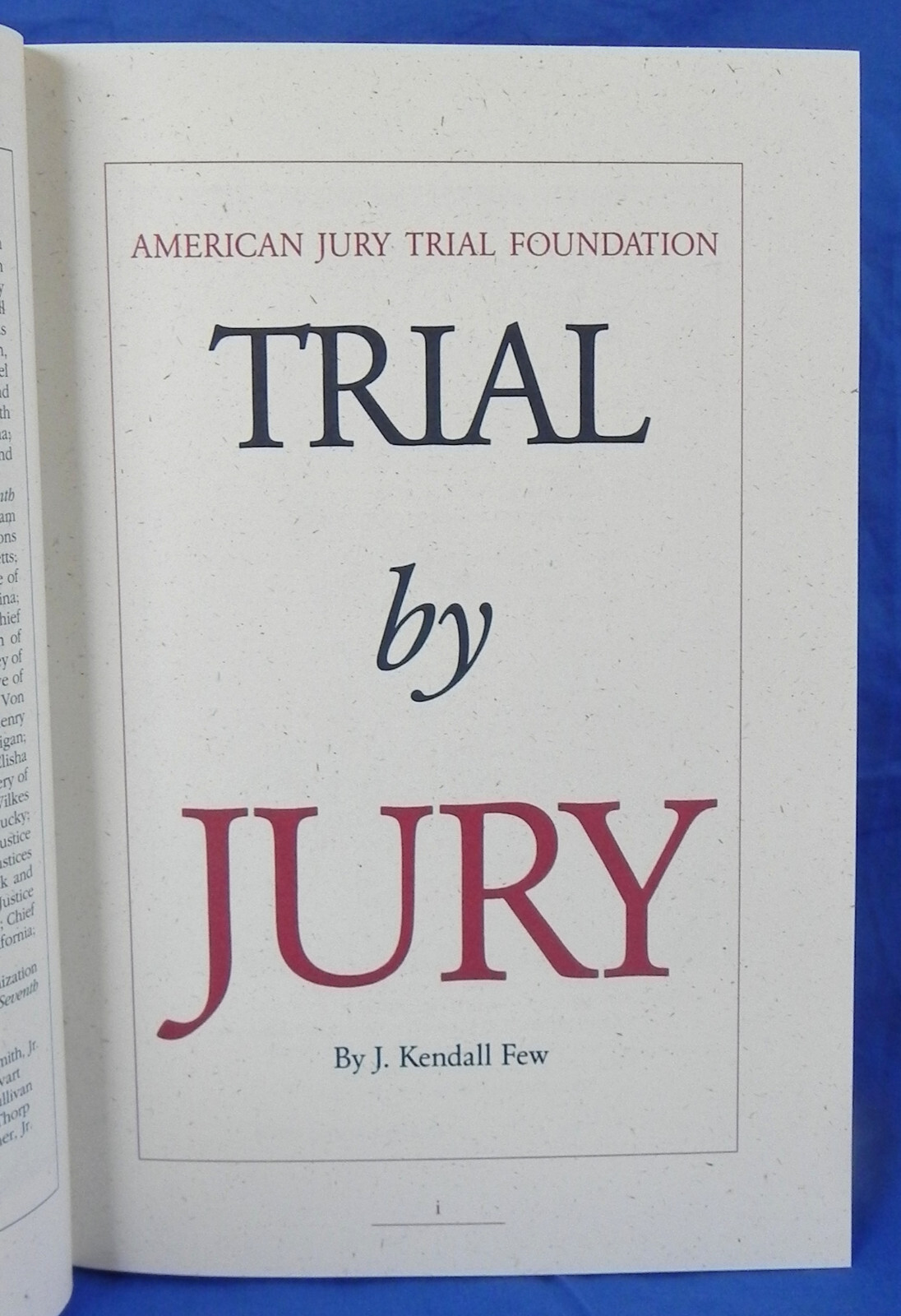 “In Defense of Trial by Jury” Volumes 1 & 2 Softcover Books + Slipcase, Few 1993
