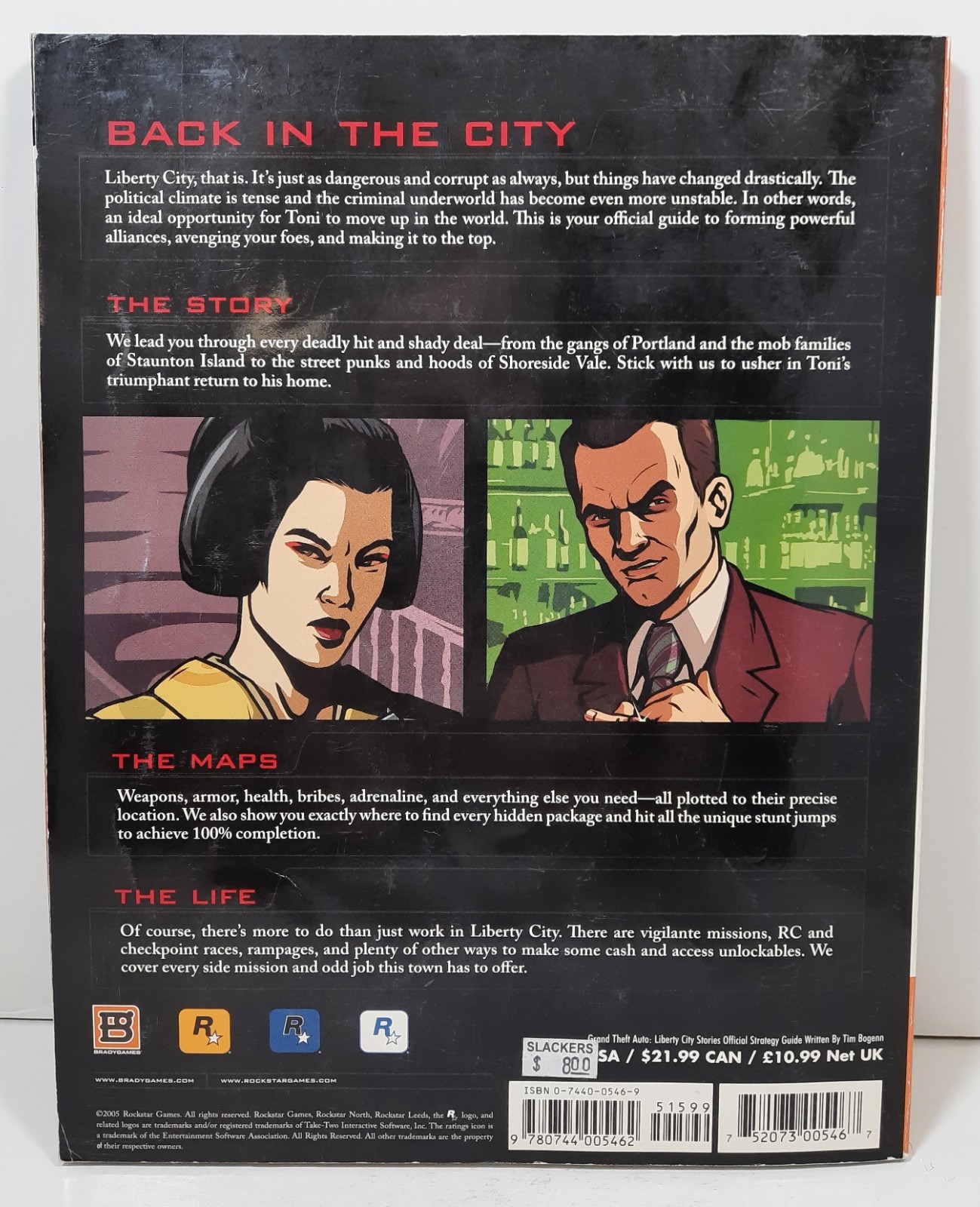 Grand Theft Auto (GTA) Liberty City Stories Official Strategy Guide Brady