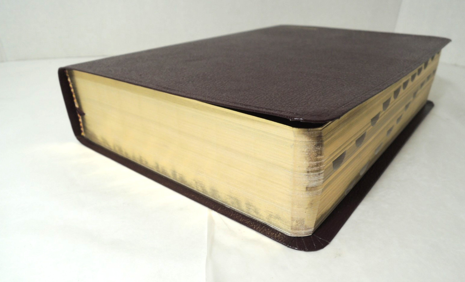 Life Application Study Bible NIV Bonded Leather Thumb Indexed 1991 Red Letter