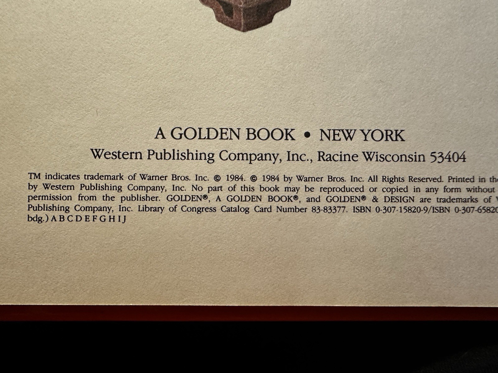 The Gremlins Storybook A Golden Book 1984 HC Book