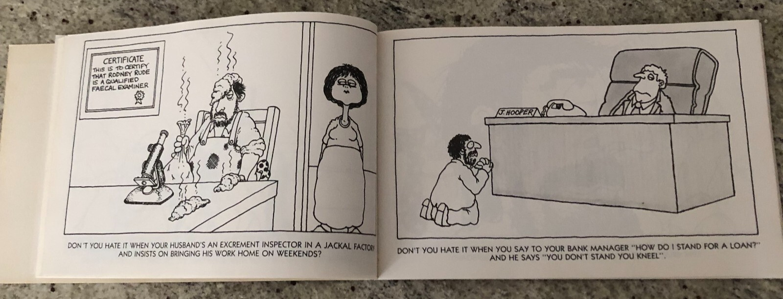 RODNEY RUDE “I HATE THAT” CARTOON BOOK – 110pg 26x 17cm – 1987 – LIKE NEW PAGES