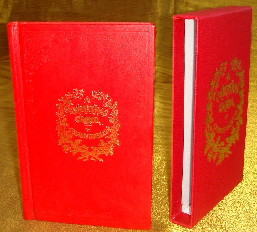 A CHRISTMAS CAROL Charles Dickens Fine Facsimile Edition & Slipcase – Gilt Edges