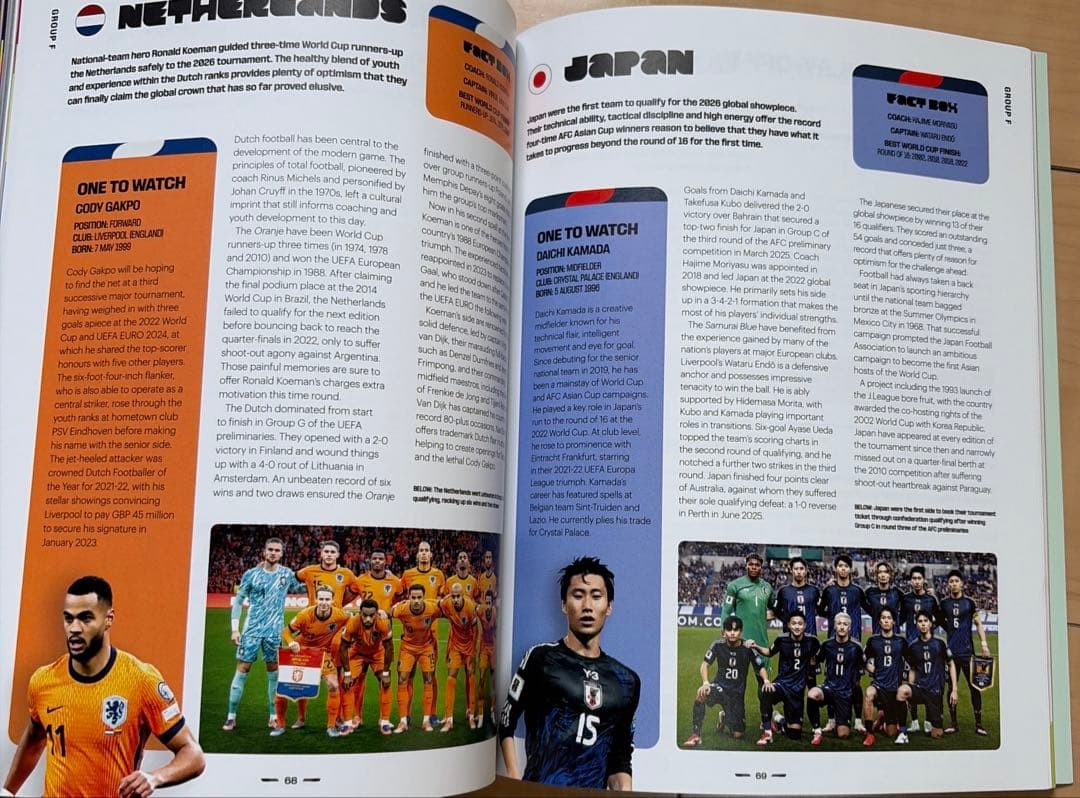 FIFA World Cup 2026 Official Guide Book US Edition 24cm x 18cm 128P New