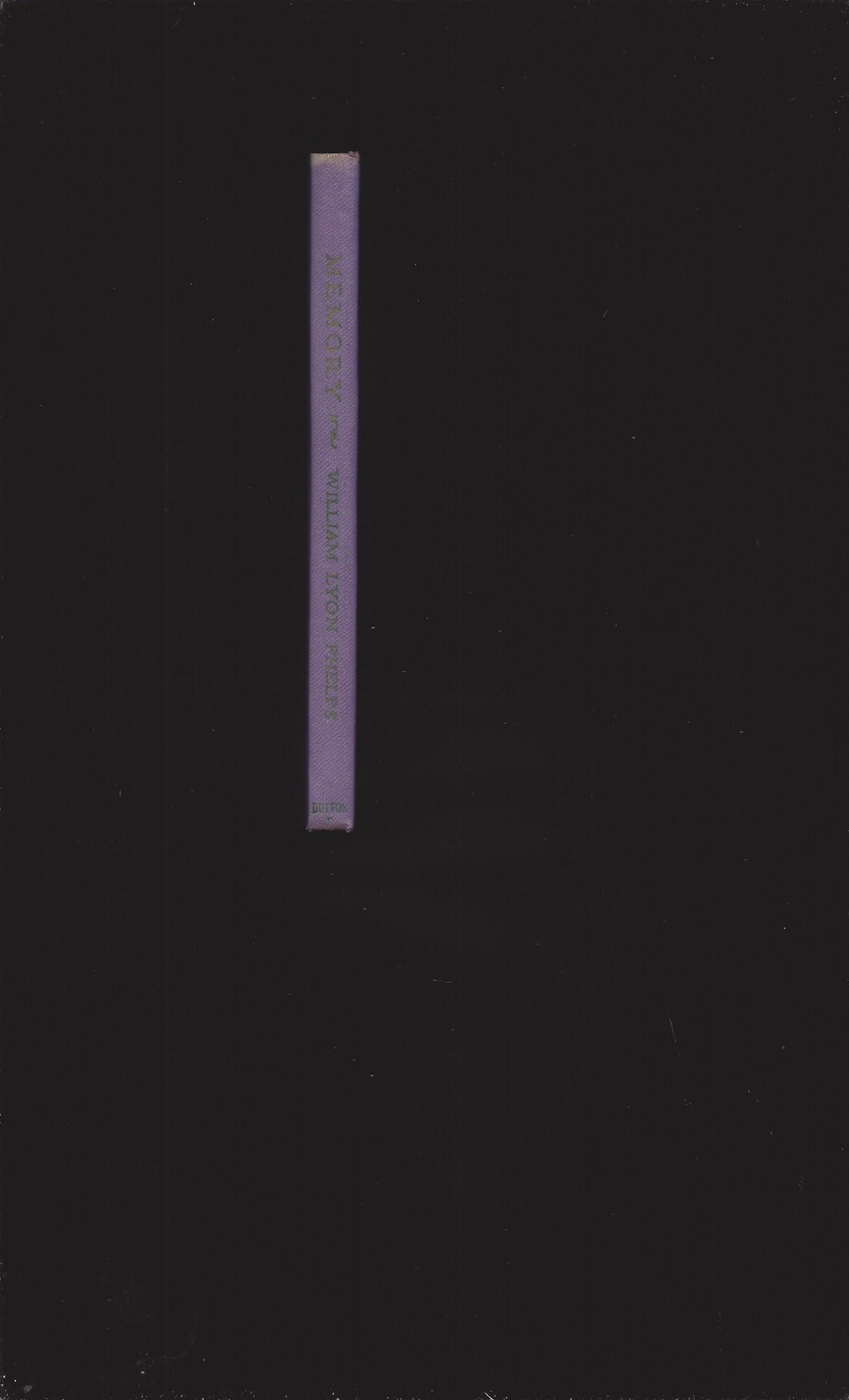 Memory (Signed) William Lyon Phelps (Lampson Professor Of English Literature….