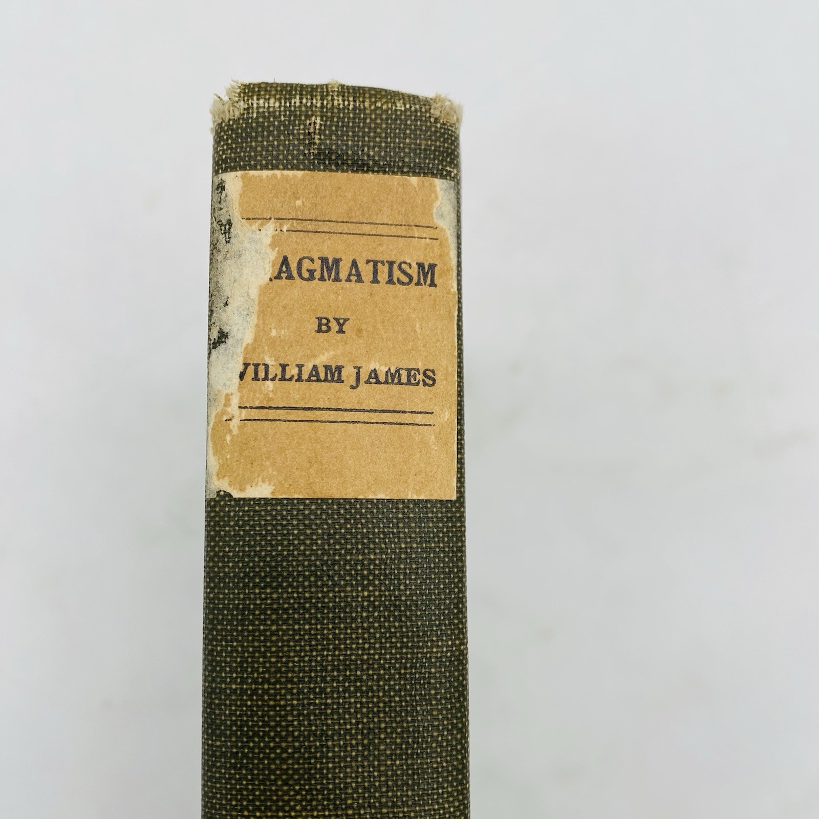 Pragmatism New Name for Some Old Ways of Thinking William James 1919 Hardcover