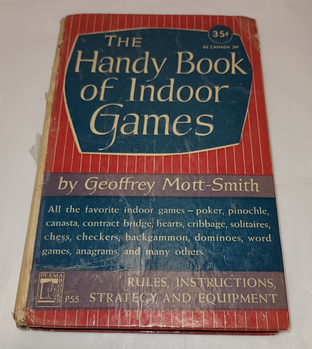 The Handy Book Of Indoor Games By Geoffrey Mott-Smith 1949 Permabooks