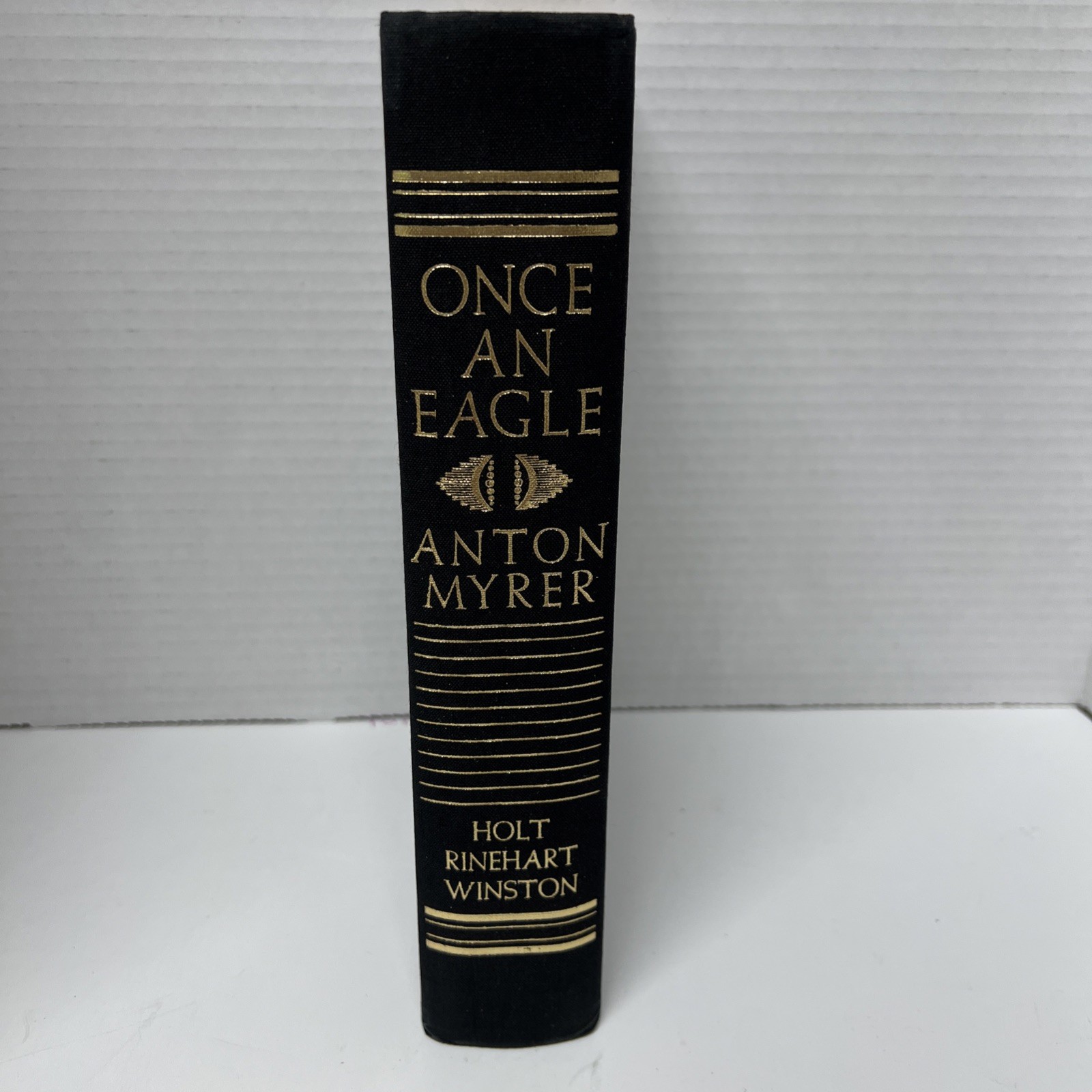 Once an Eagle By Anton Myrer 1st Edition 1968 Rare Book Of The Month Club HB/DJ