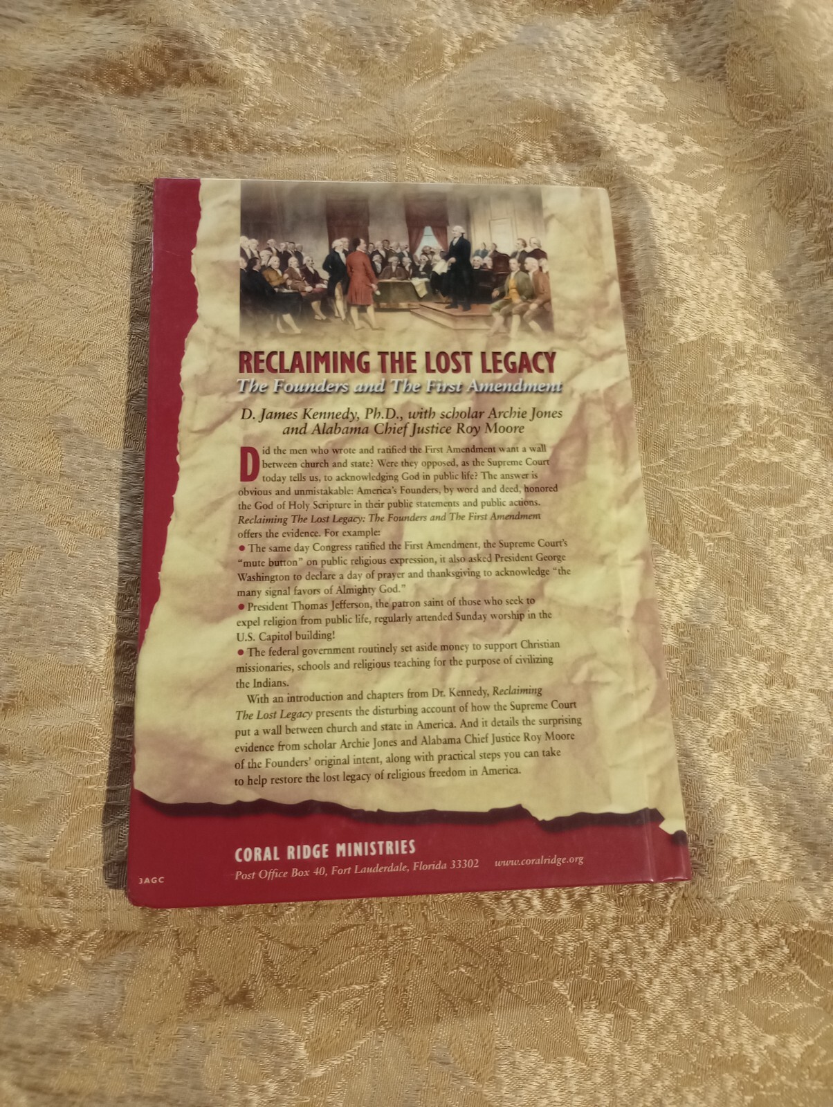 Reclaiming the Lost Legacy Founders & First Amendment by D. James Kennedy HC
