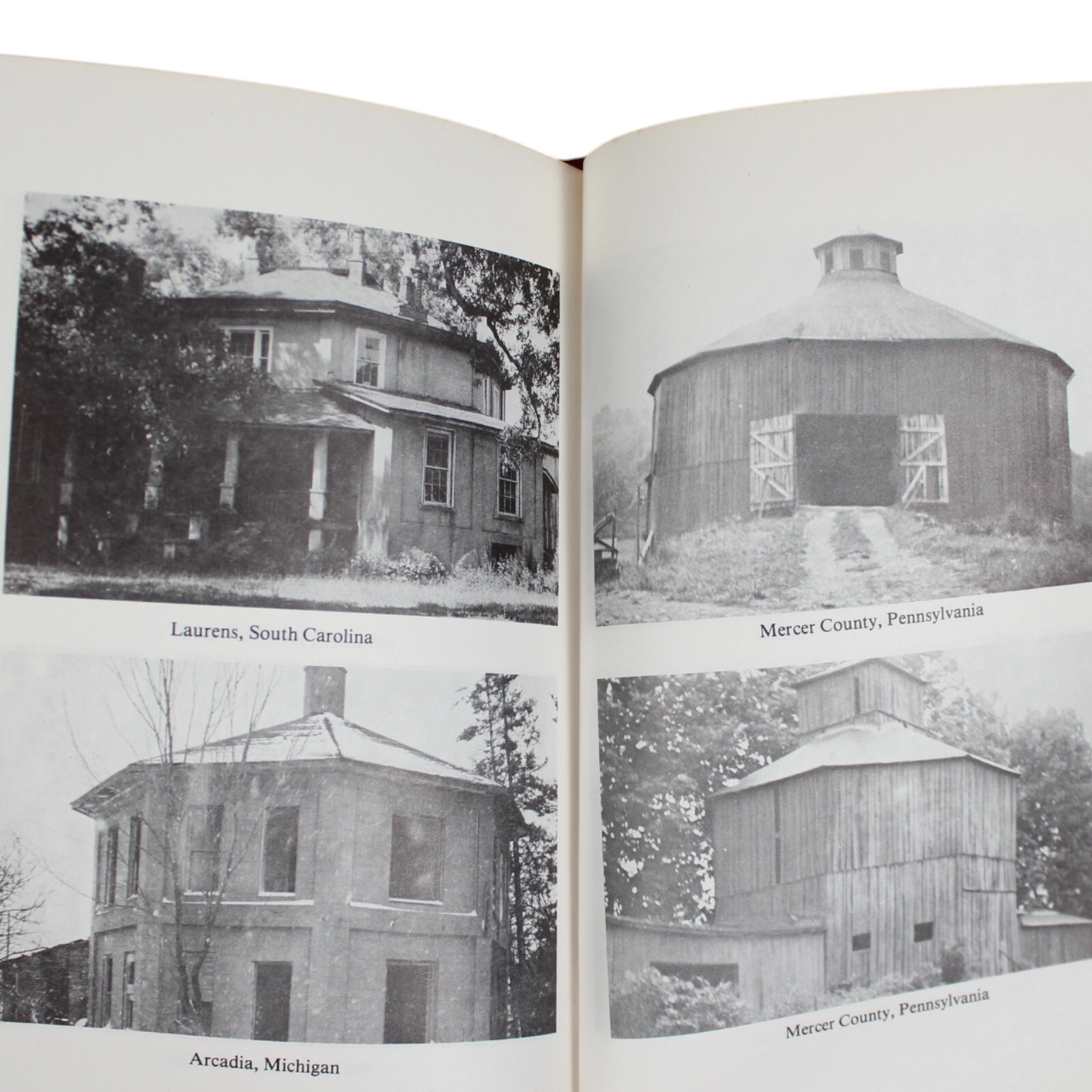 ARCHITECTURE OCTAGON HOUSES Signed Carl F Schmidt NY PA US Barns Plans Round