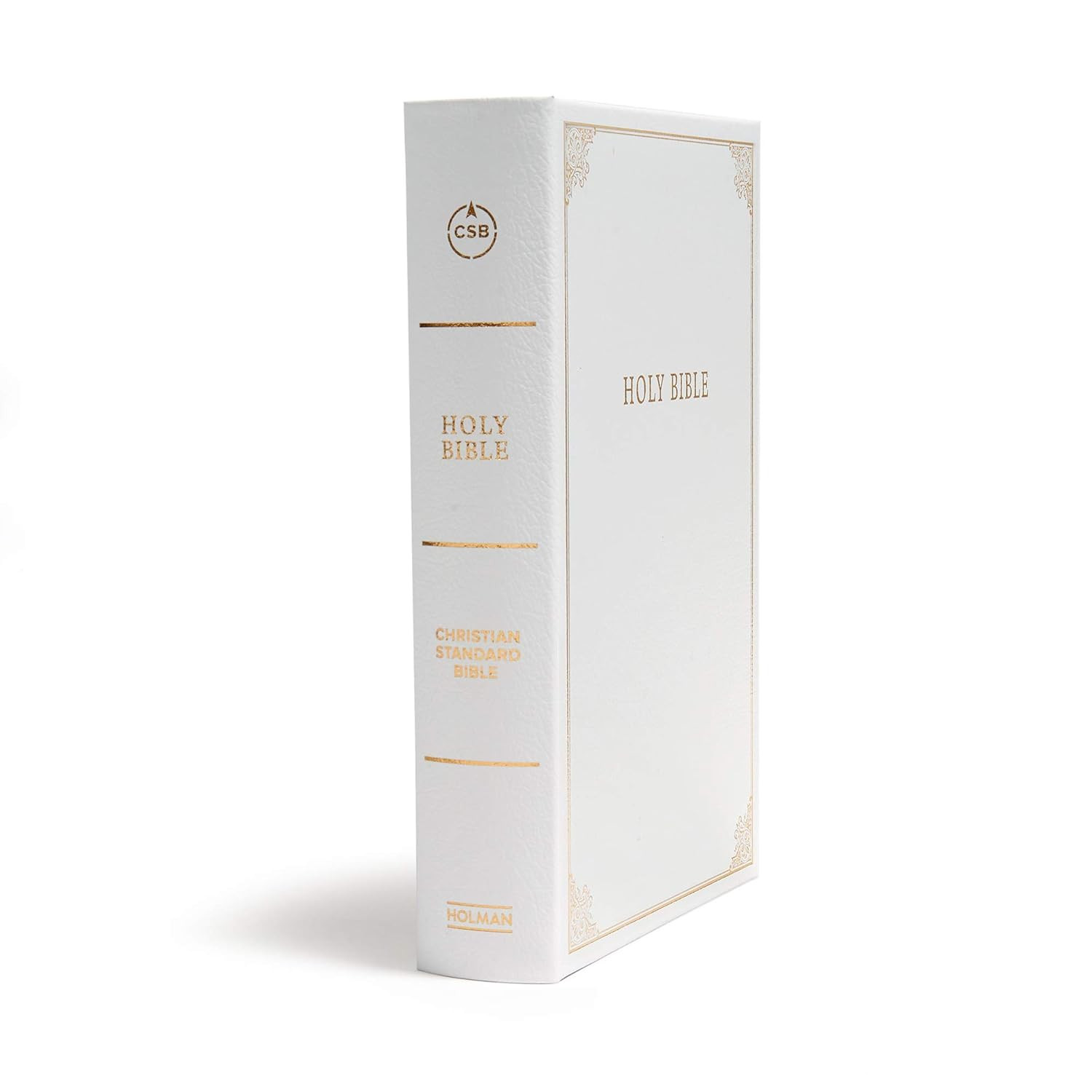 CSB Family Bible, White Bonded Leather over Board: Holy Bible
