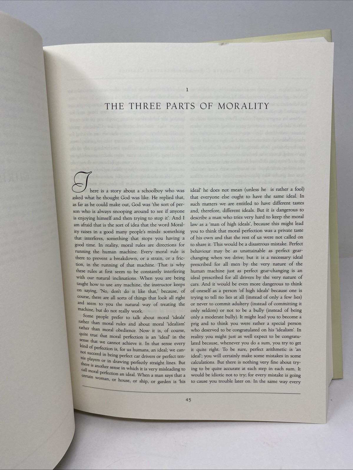 Complete C. S. Lewis Signature Classics C. S. Lewis (2002 Hardcover) Clean Pages