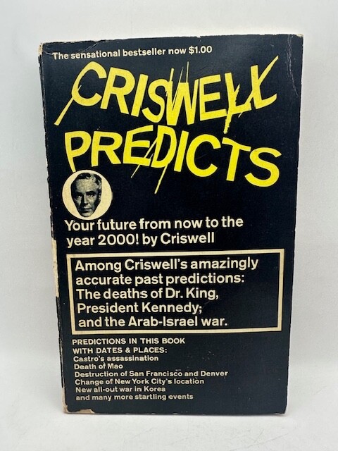 Criswell predicts your future from now to the year 2000! by Jeron Criswell