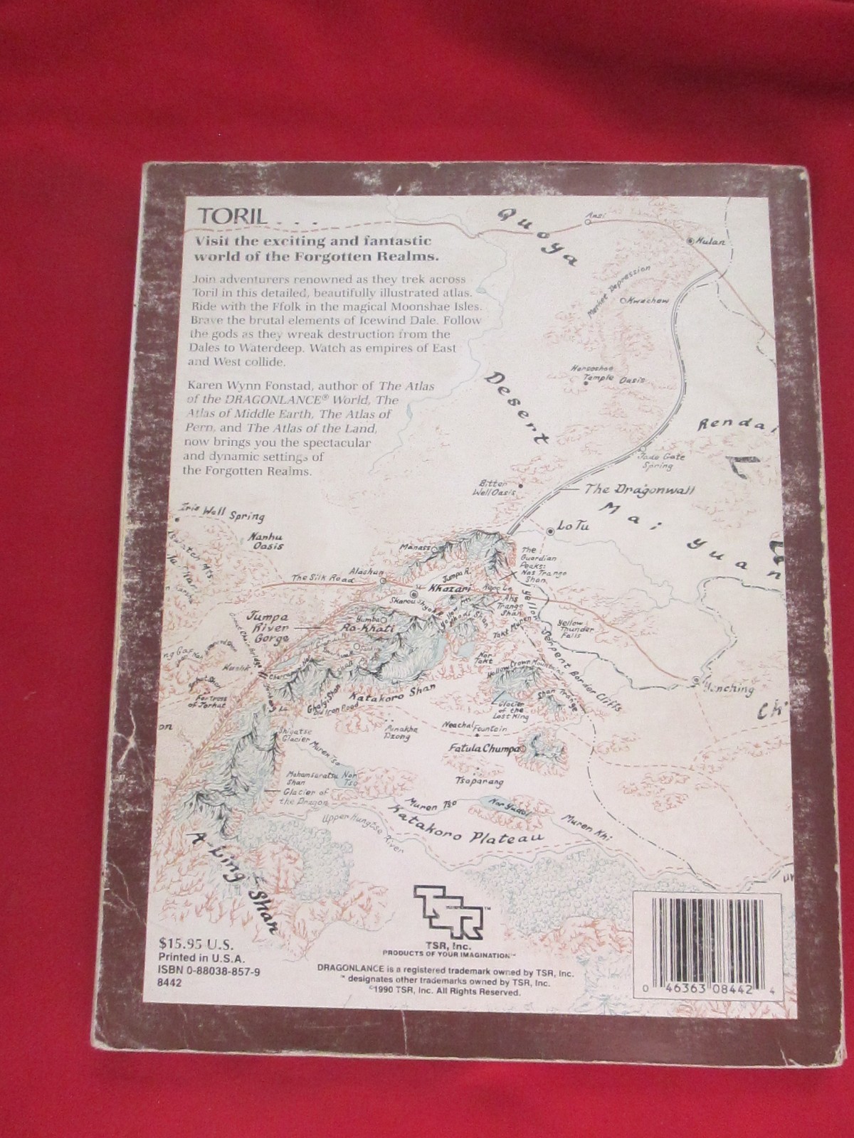 The Forgotten Realms Atlas by Karen Wynn Fonstad TSR