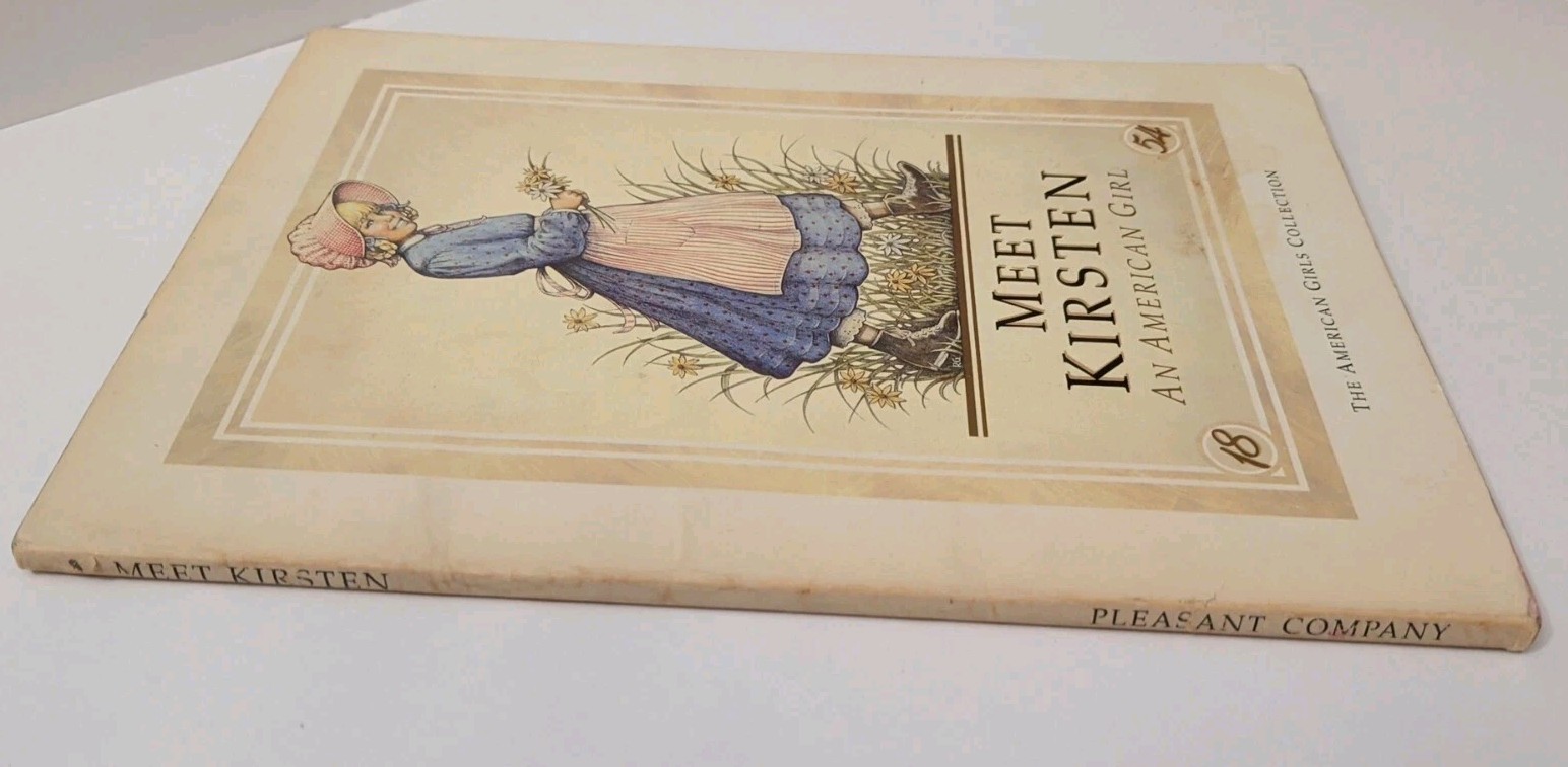 AMERICAN GIRL Meet Kirsten First Edition Book 1986 Pleasant Company Vintage Pb